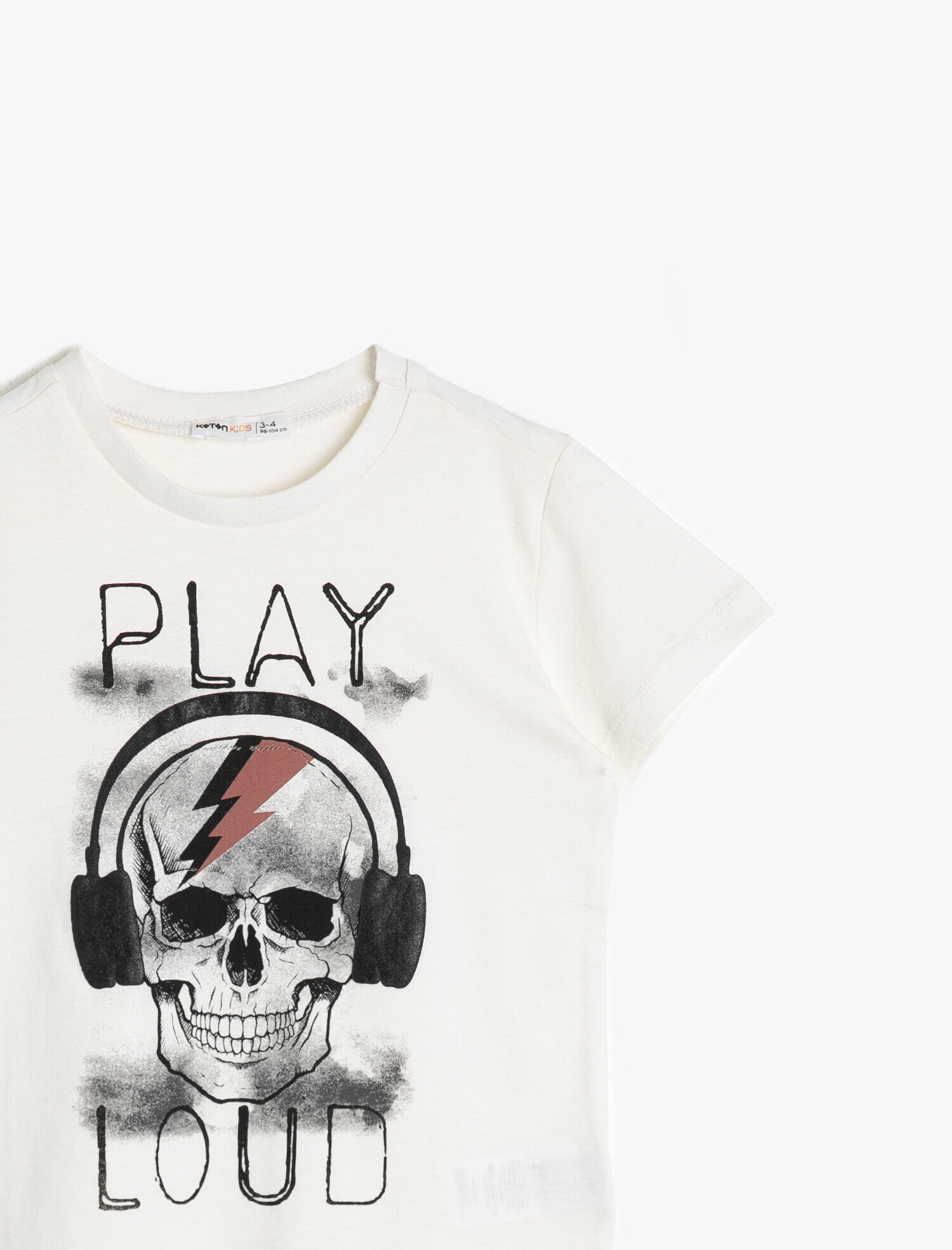  Erkek Çocuk Baskılı Pamuklu Kısa Kollu Bisiklet Yaka Tişört