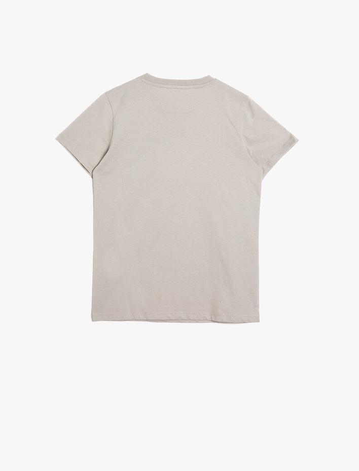 Erkek Çocuk Yazılı Baskılı Tişört