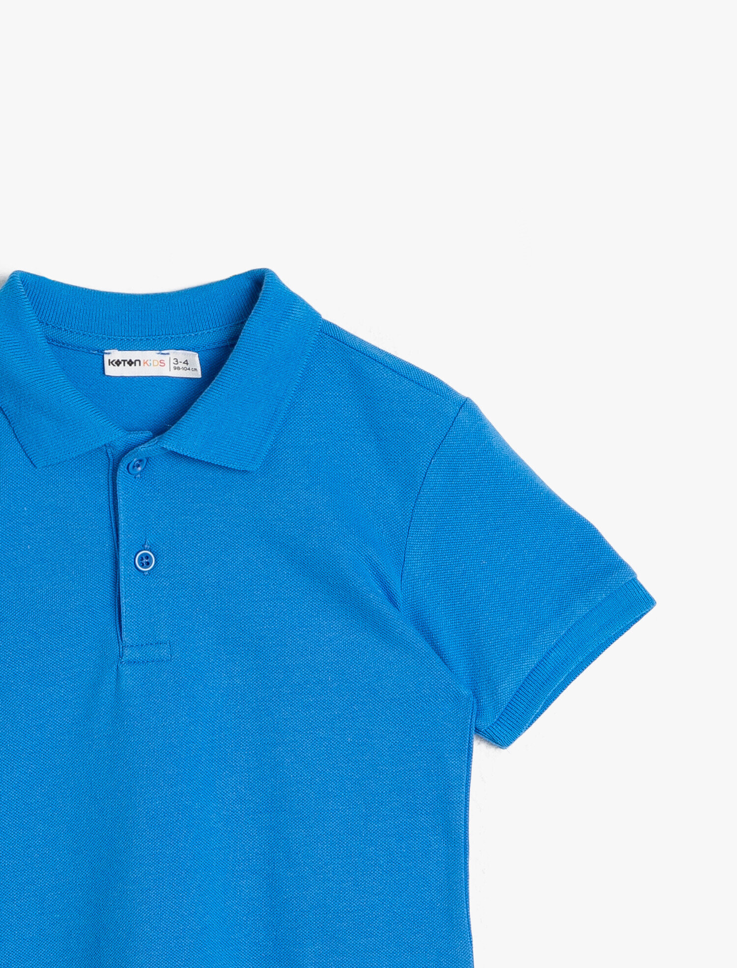  Erkek Çocuk Basic Kol Ucu Triko Detaylı Polo Pike Tişört