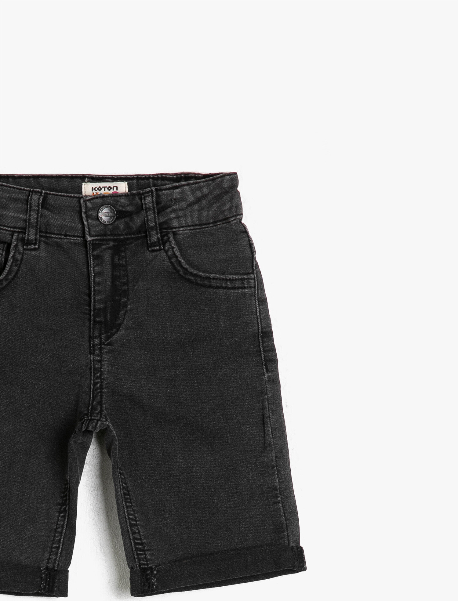  Erkek Çocuk Basic Normal Bel 5 Cep Basic Jean Şort