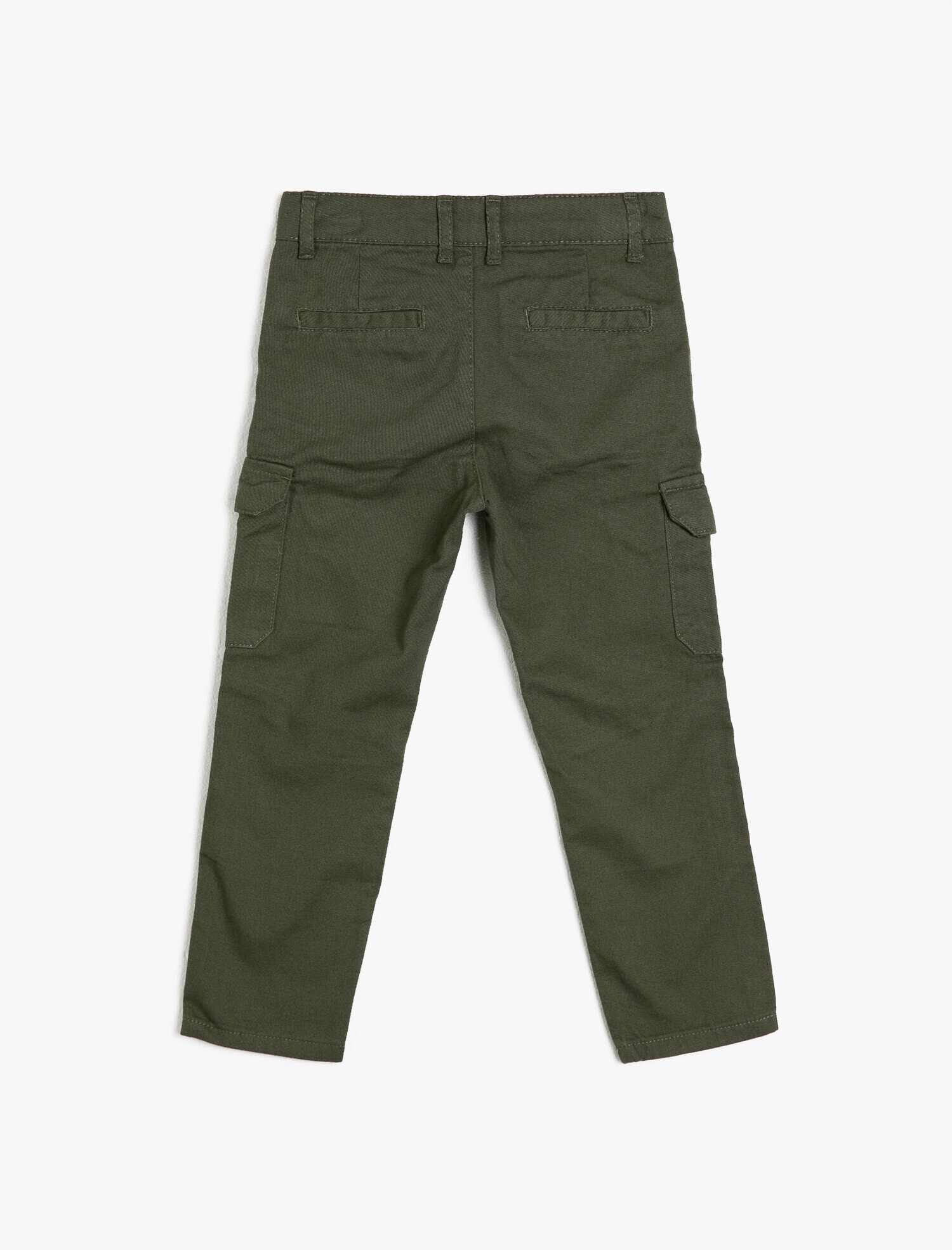  Erkek Çocuk Crop Paça Yan Cepli Normal Bel Pantolon