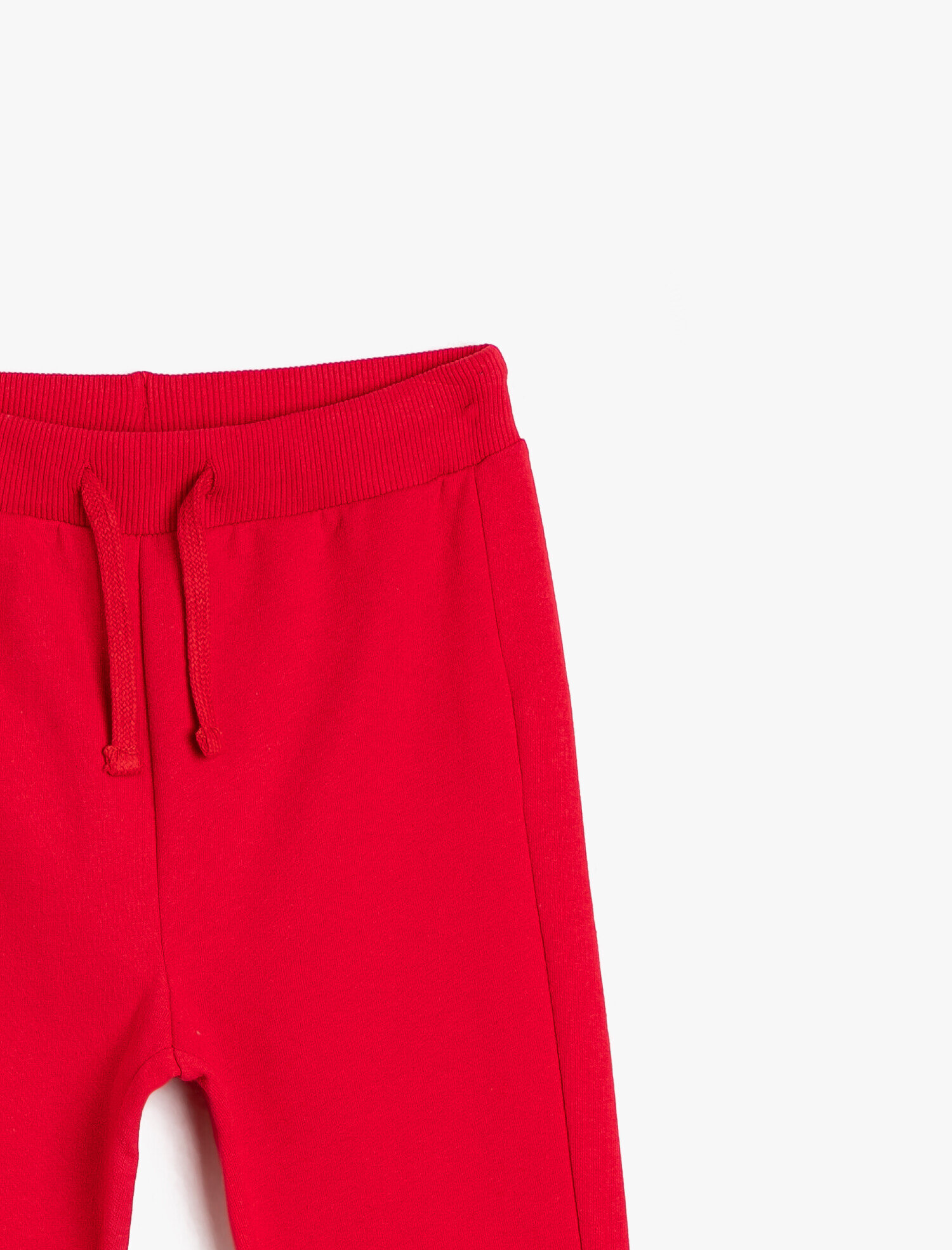 Erkek Çocuk İçi Yumuşak Tüylü Sweatshirt Kumaşından Paçası Ribanalı Jogger Eşofman Altı