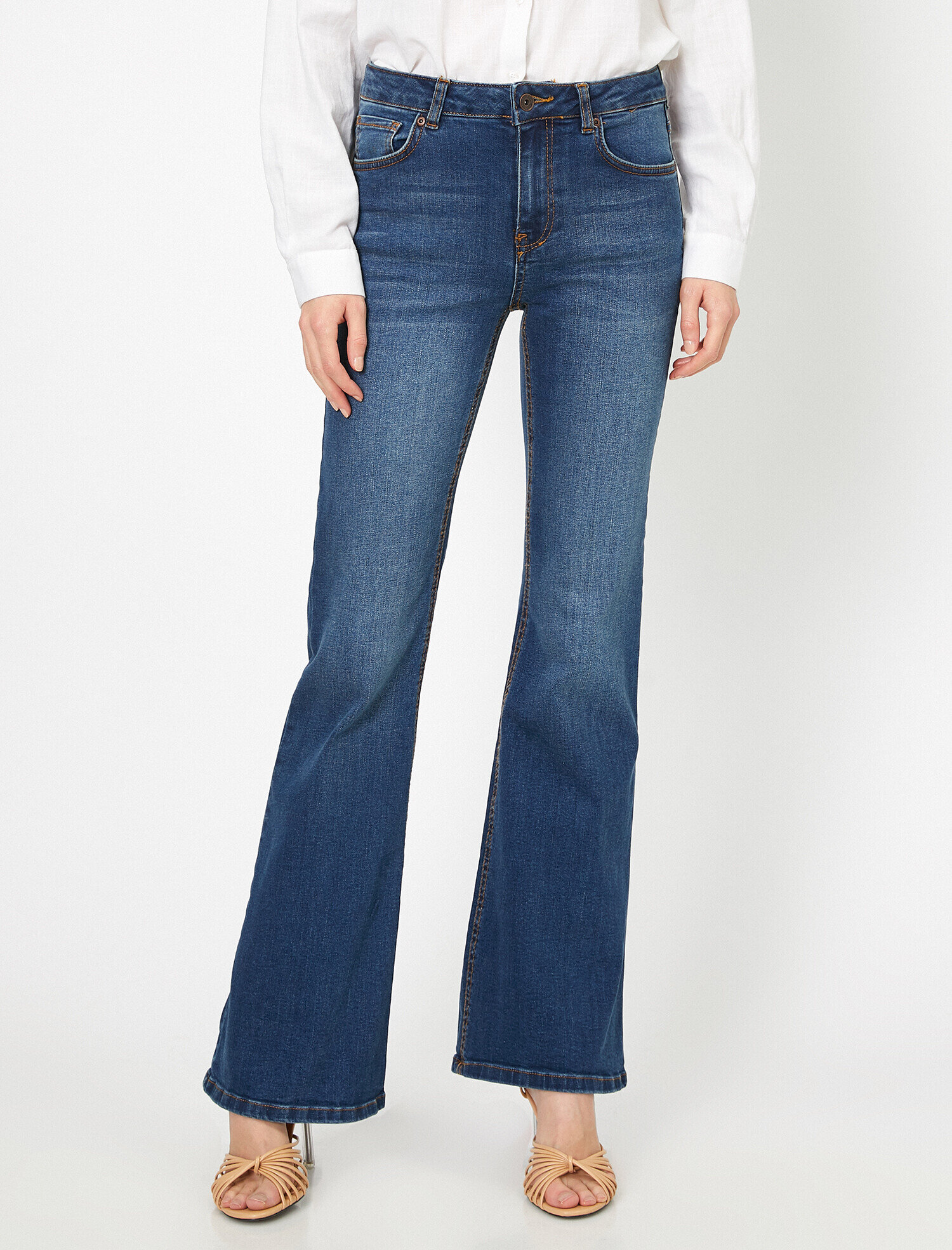   İspanyol Paça Kot Pantolon