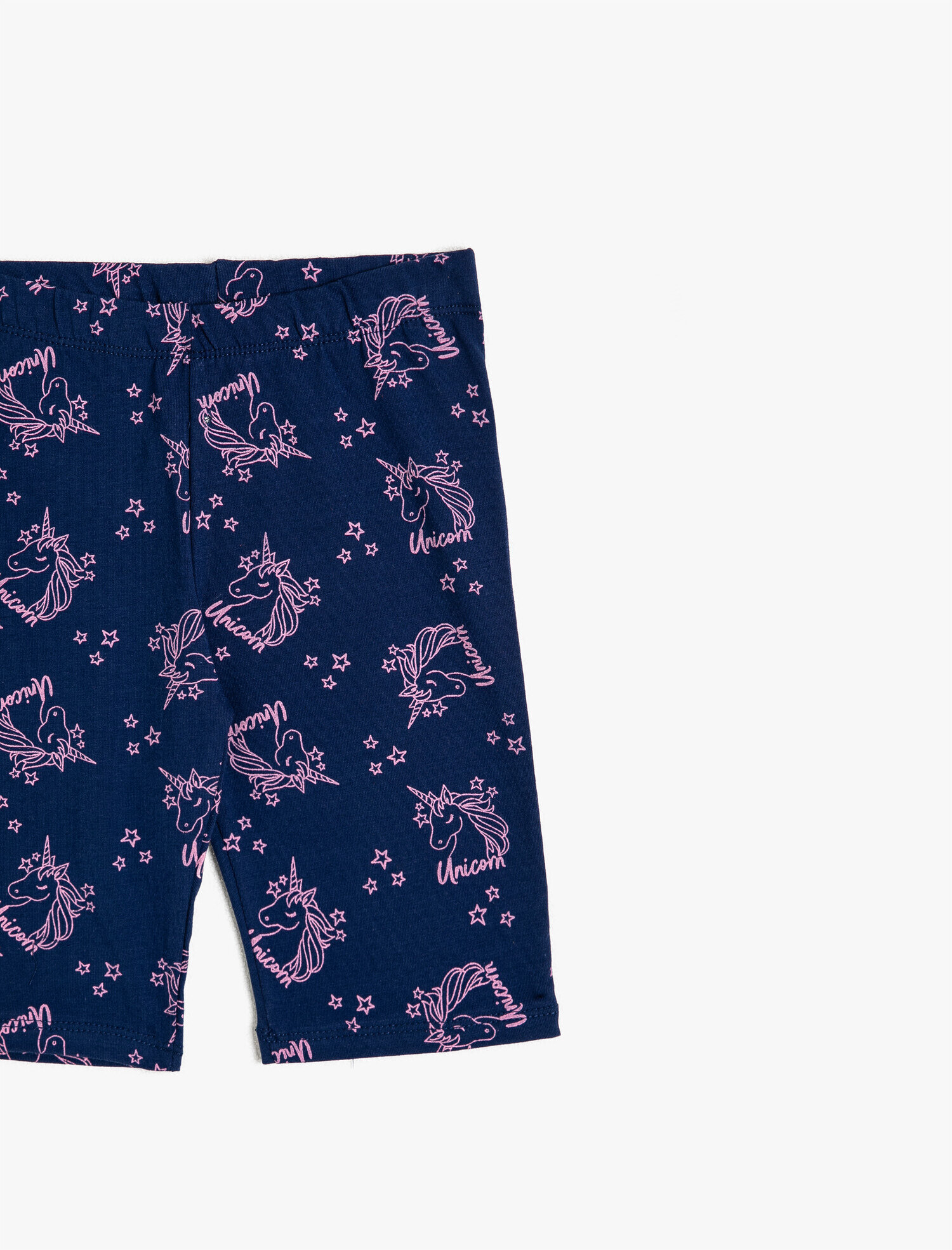  Kız Çocuk Normal Bel Unicorn Baskılı Tayt