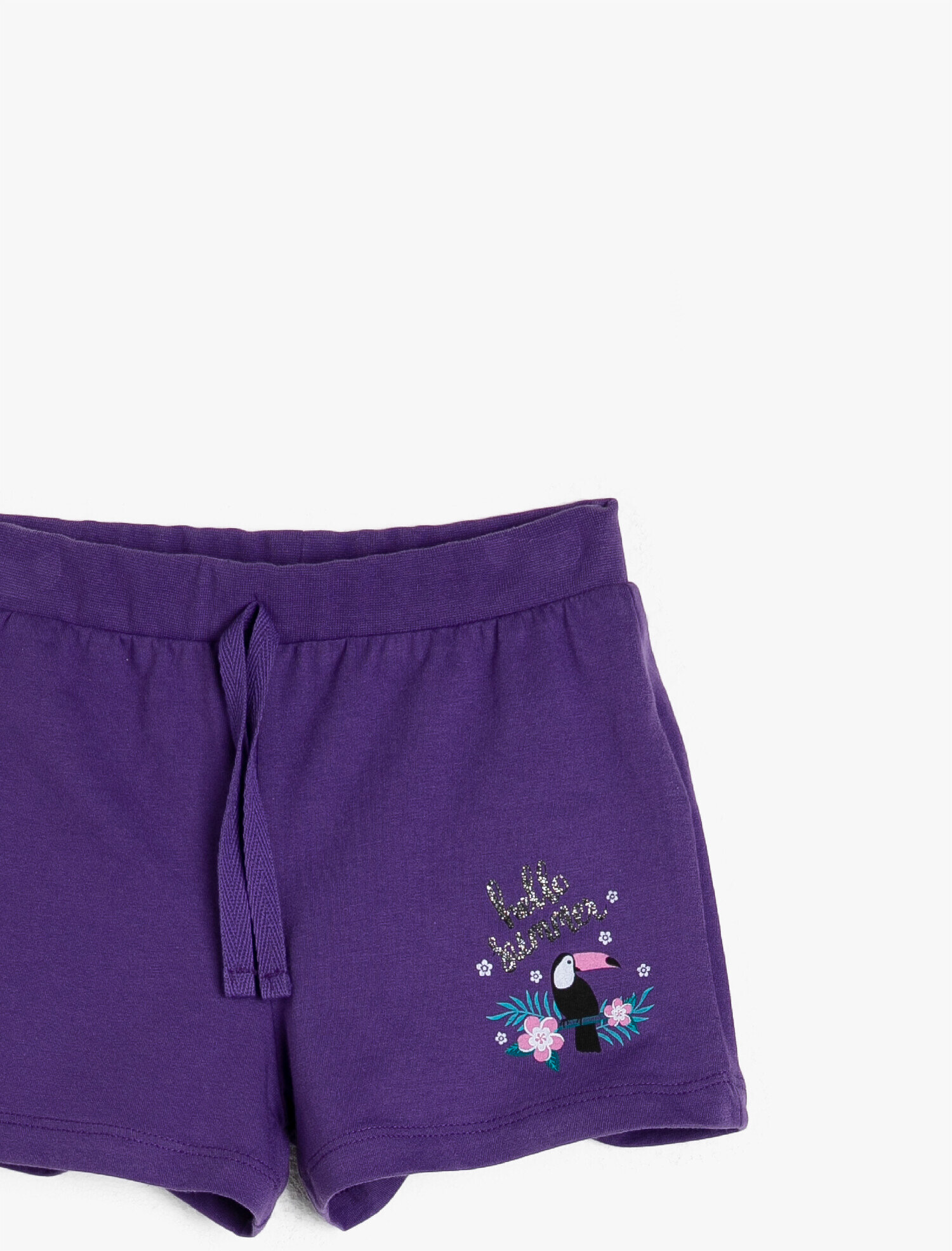  Kız Çocuk Baskılı Şort