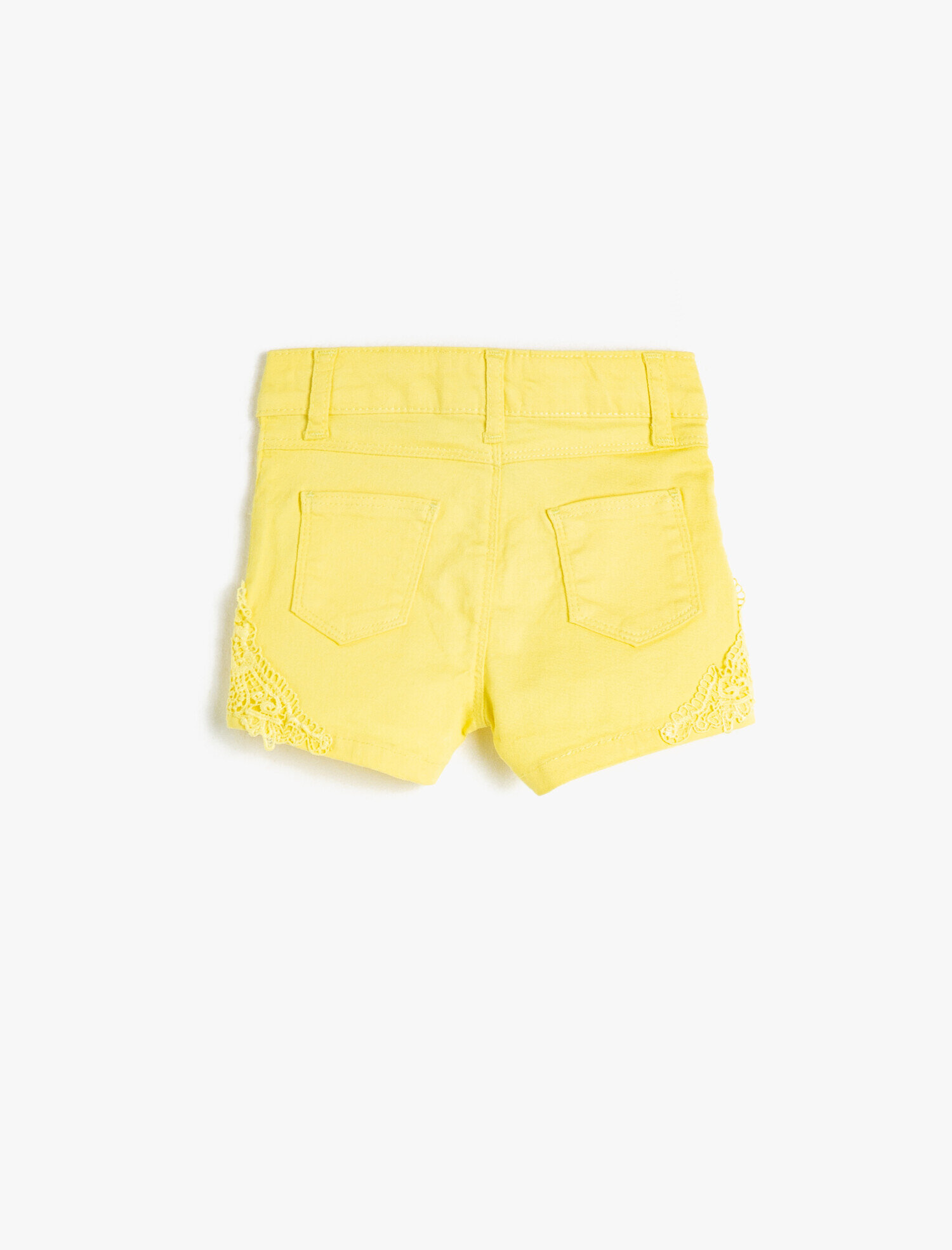  Kız Çocuk Dantel Detaylı Şort