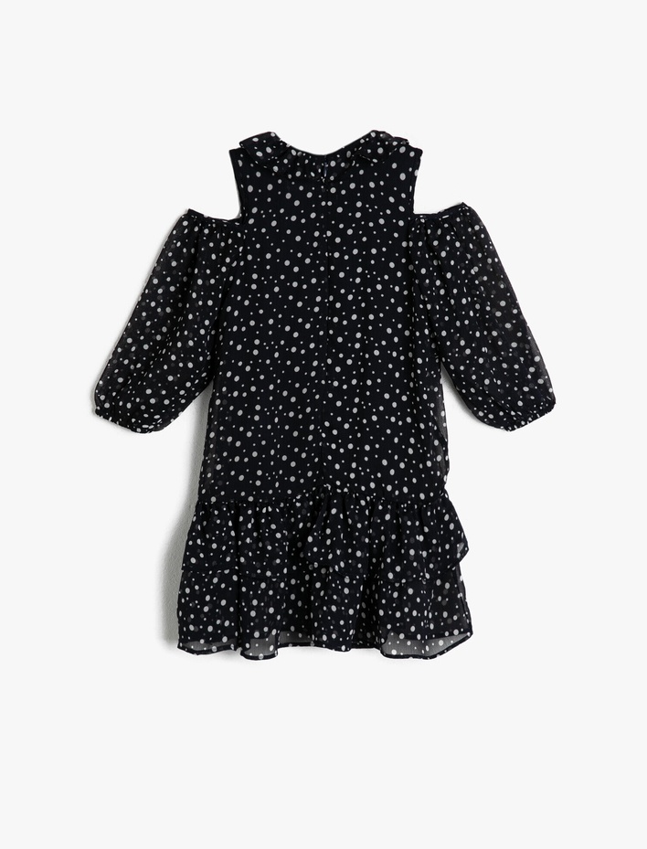 Kız Çocuk Puantiyeli Elbise