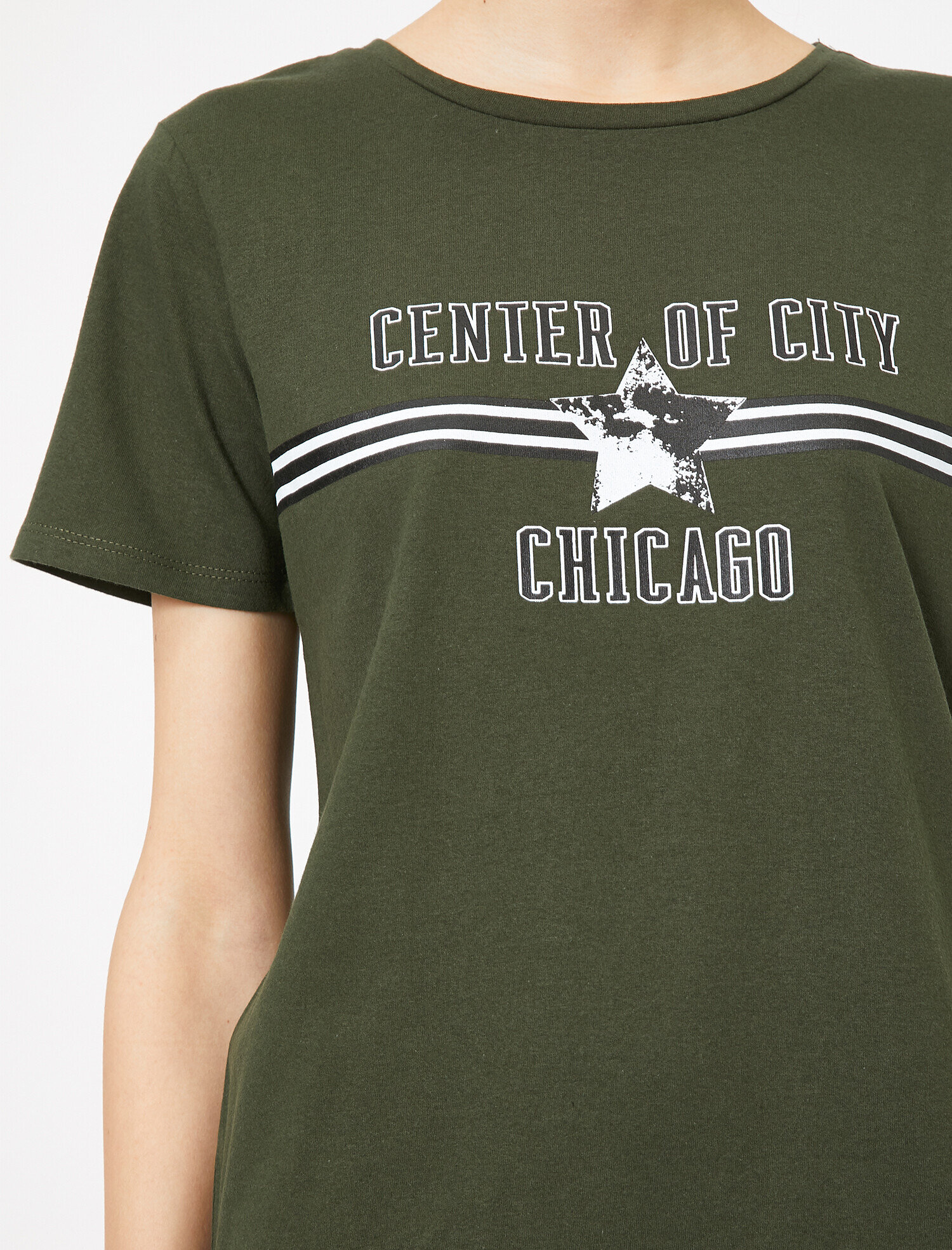   Yazılı Baskılı Tişört