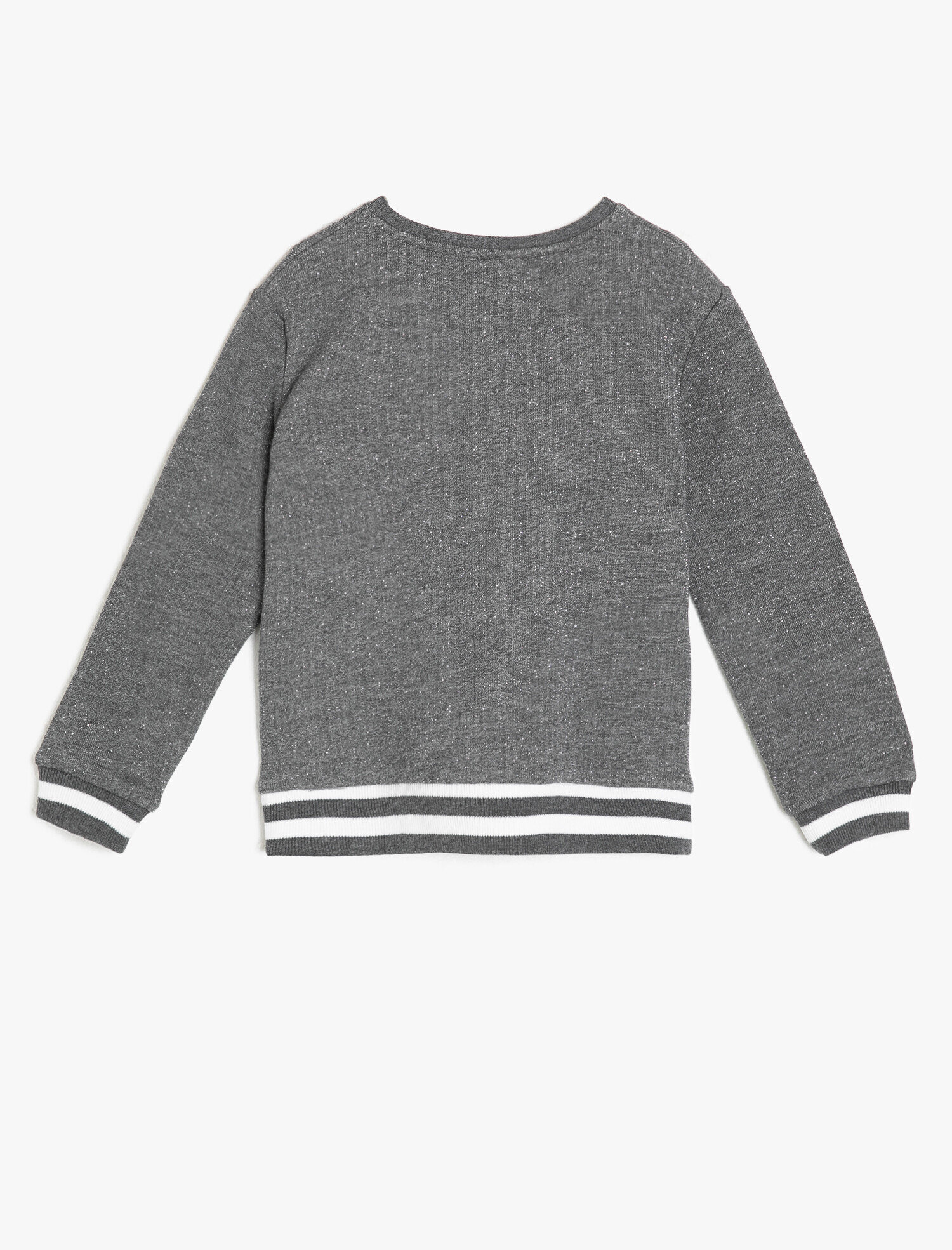 Kız Çocuk Baskılı Sweatshirt Uzun Kollu