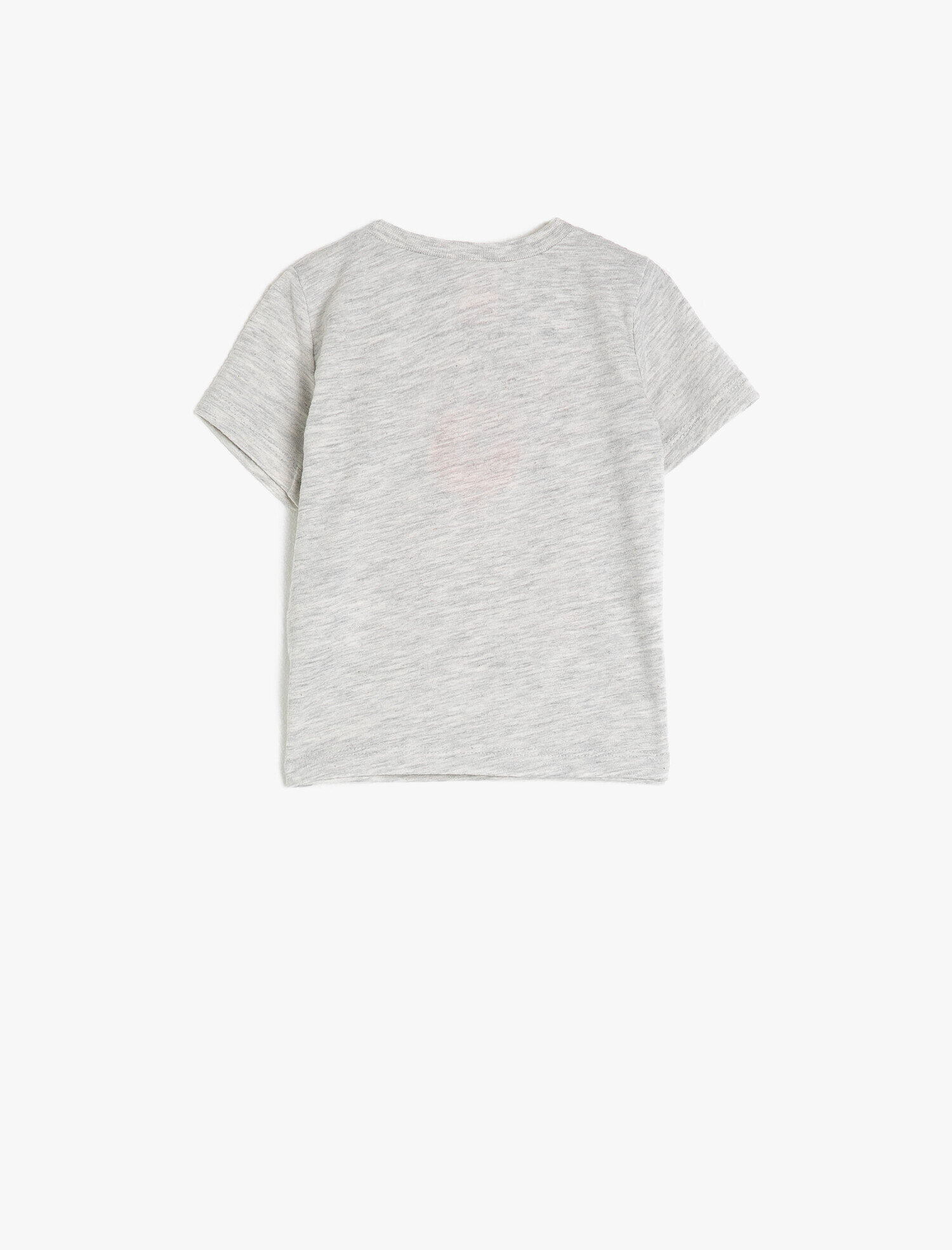  Erkek Bebek Kısa Kollu Bisiklet Yaka Yazılı Baskılı Tişört