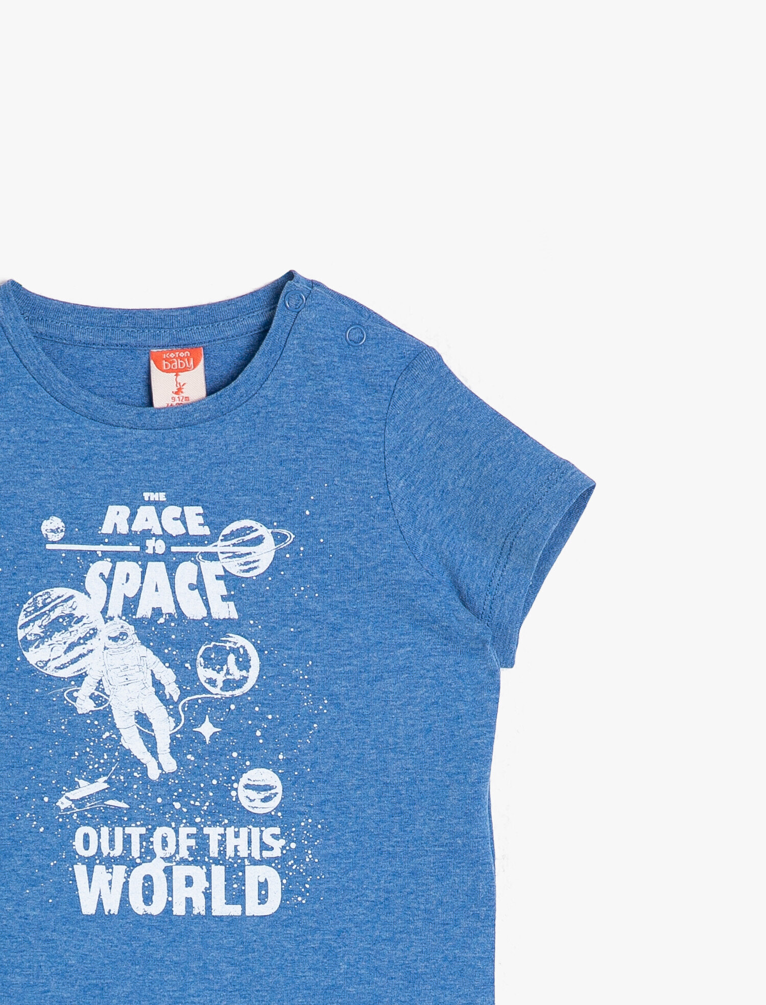  Erkek Bebek Baskılı Tişört Kısa Kollu