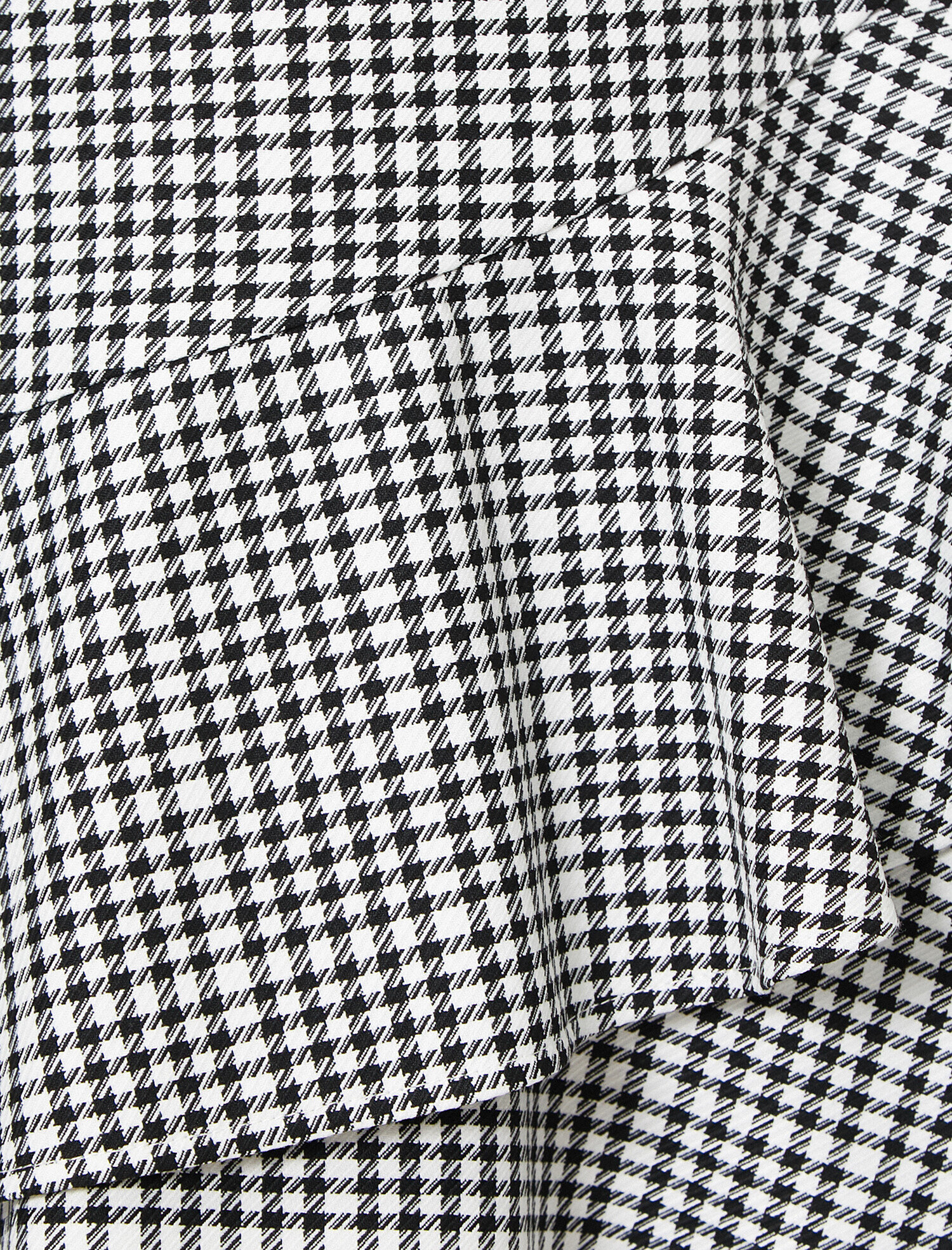   Fırfır Detaylı A Kesim Ekoseli Etek