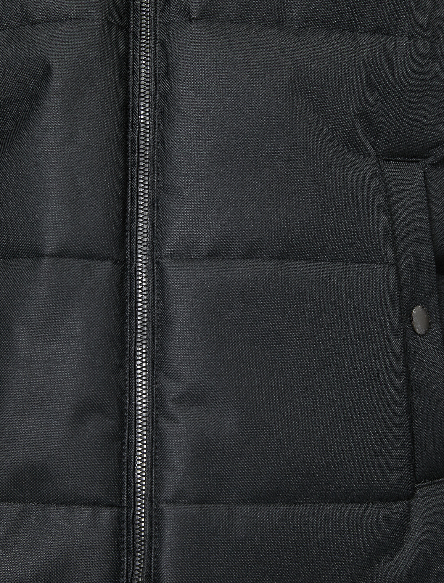 Dik Yaka Cepli Fermuarlı Kapüşonlu Şişme Yelek