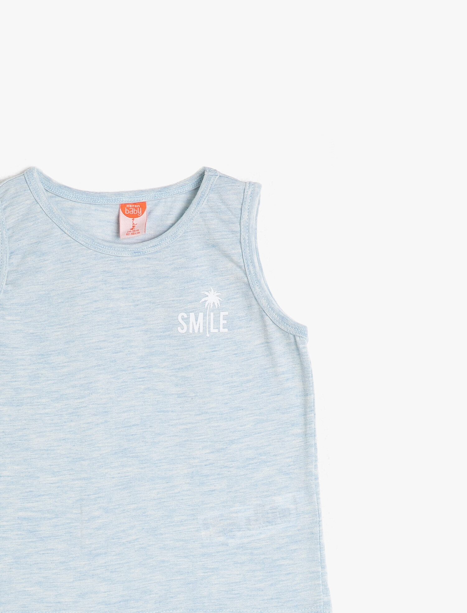  Erkek Bebek Yazılı Baskılı Atlet