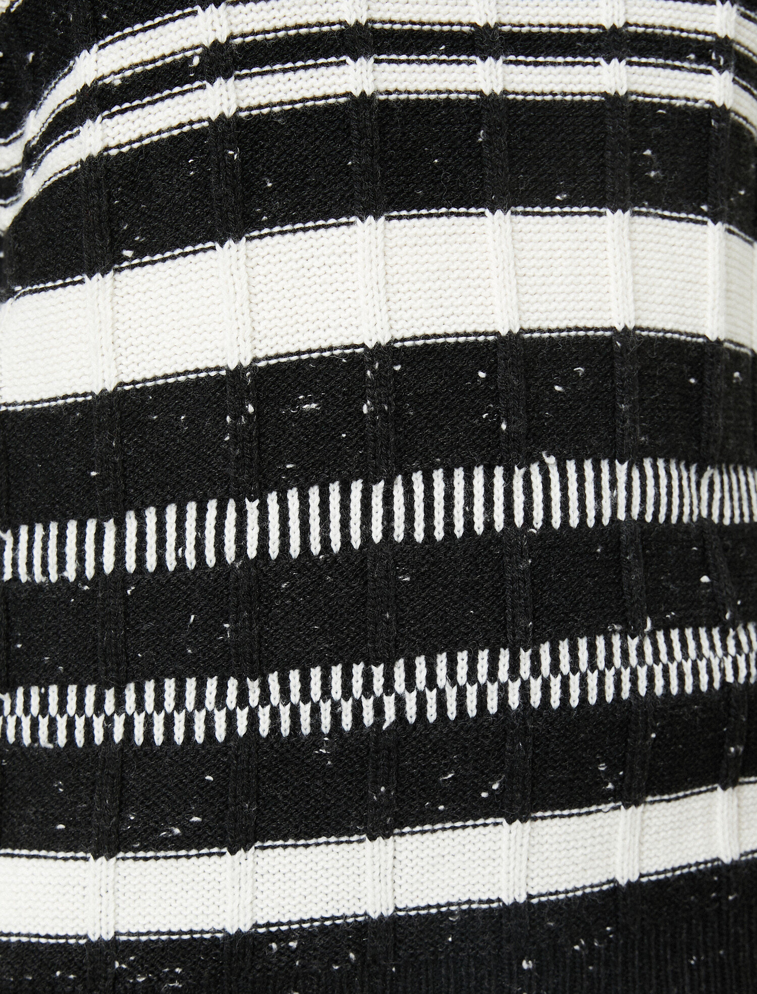   Bisiklet Yaka Uzun Kollu Çizgili Triko Kazak