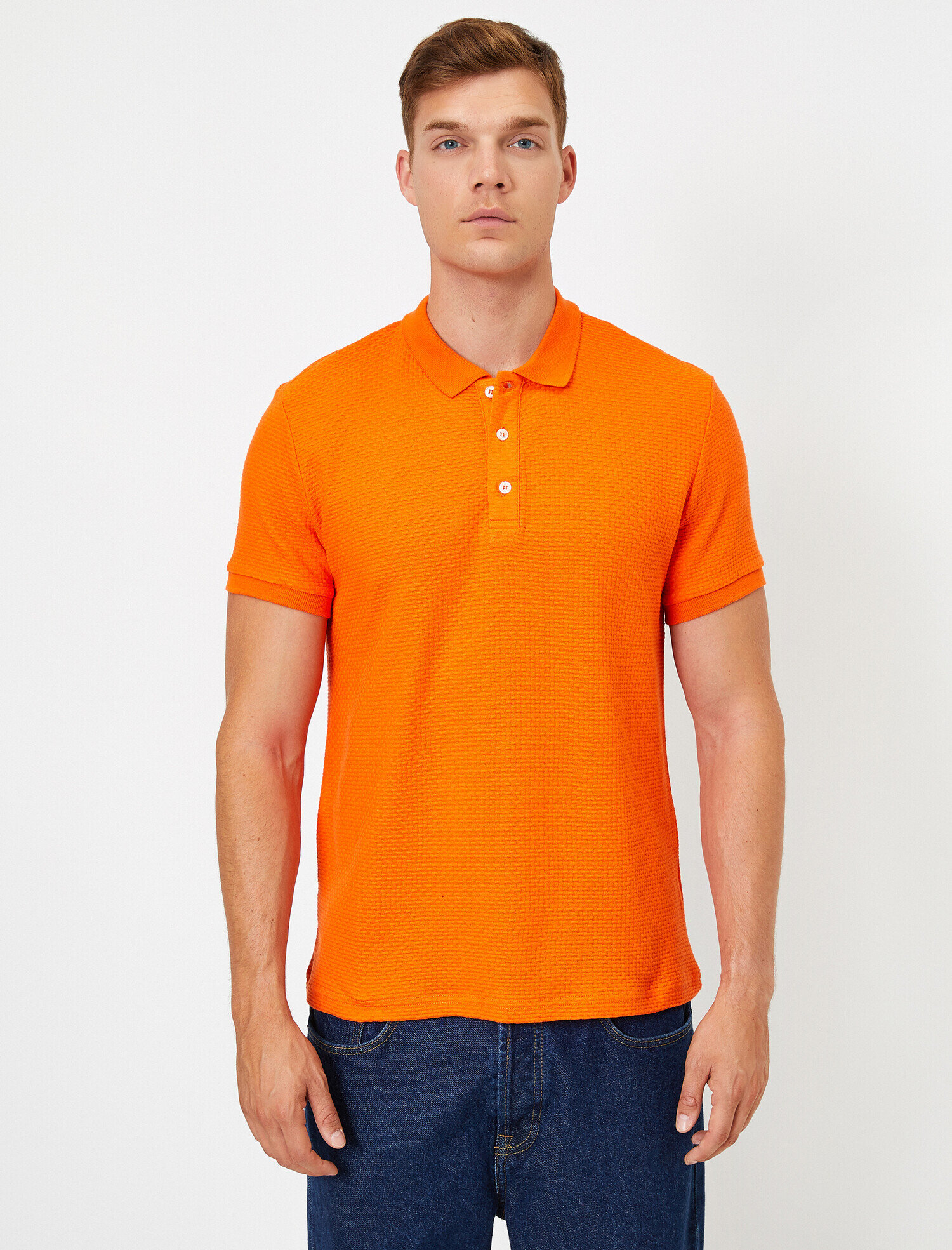   Pamuklu Polo Yaka Tişört