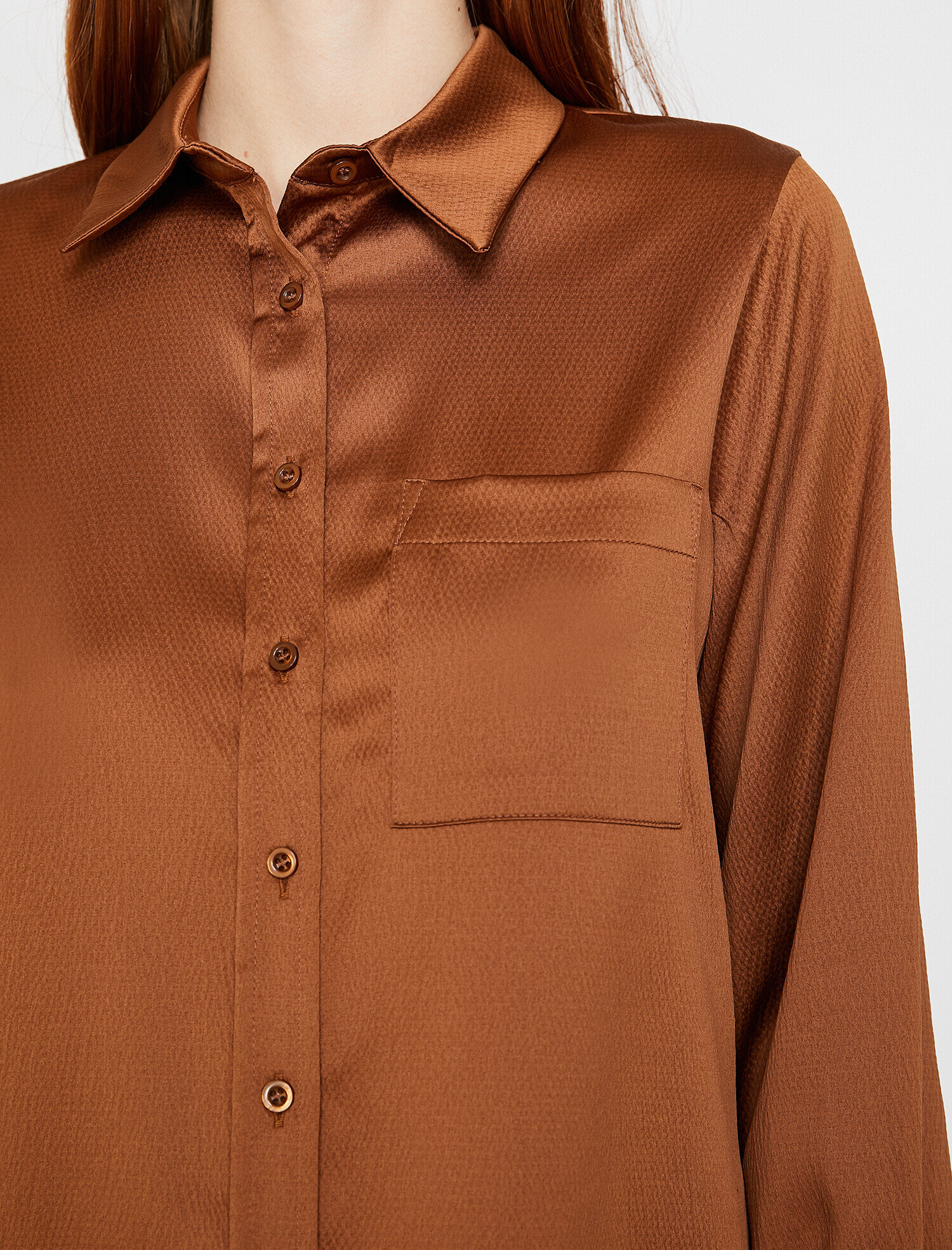   Cep Detaylı Gömlek