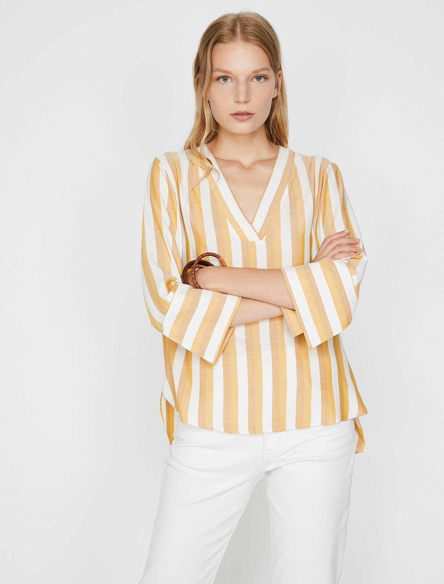   Çizgili Bluz