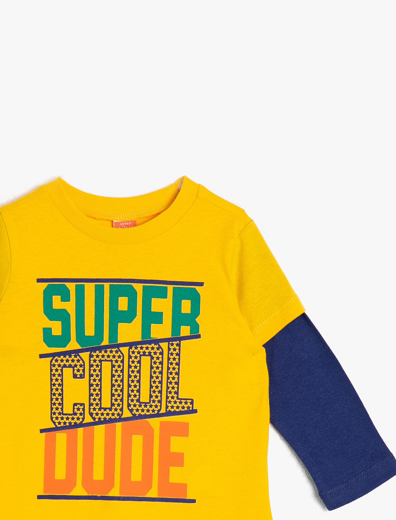  Erkek Bebek Yazılı Baskılı Tişört