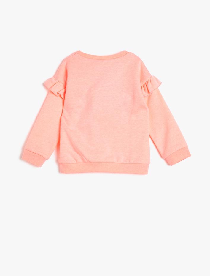Kız Bebek Baskılı Sweathirt