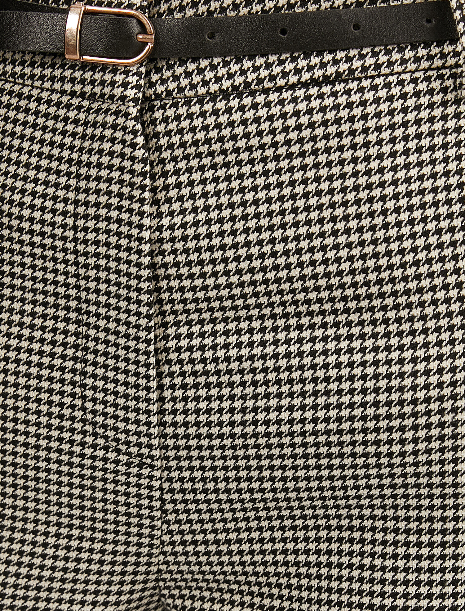   Kemerli Ekose Pantolon