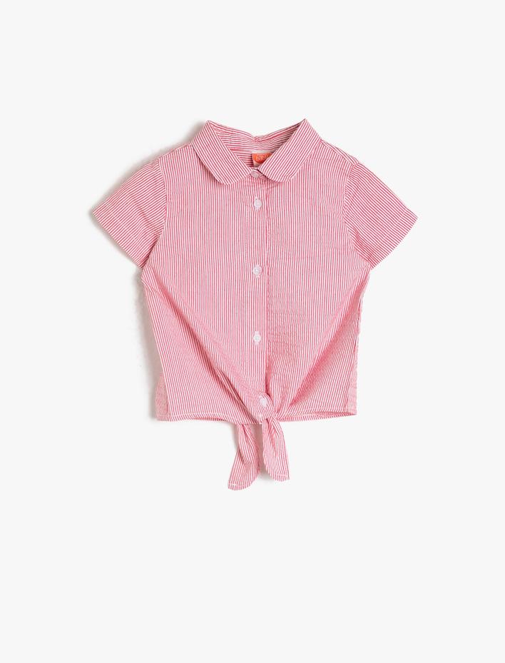 Kız Bebek Çizgili Gömlek