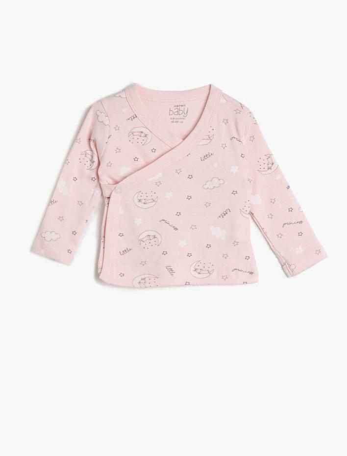 Kız Bebek Yenidoğan Pamuklu 6'lı Hastane Çıkış Seti