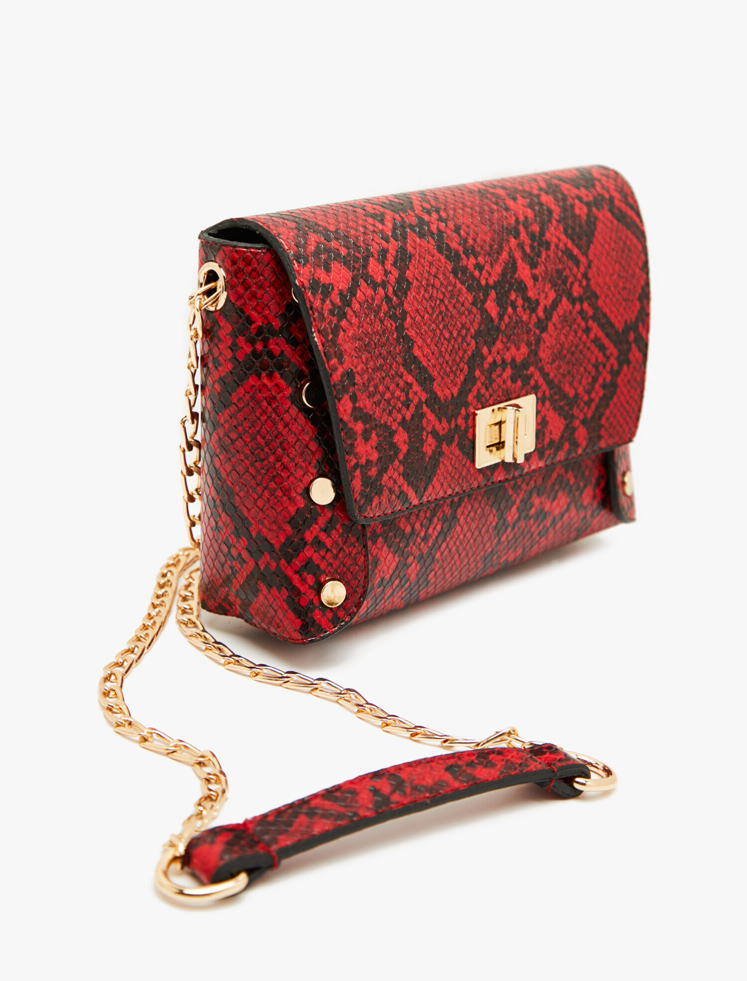  Kadın Yılan Derisi Desenli Omuz Çantası