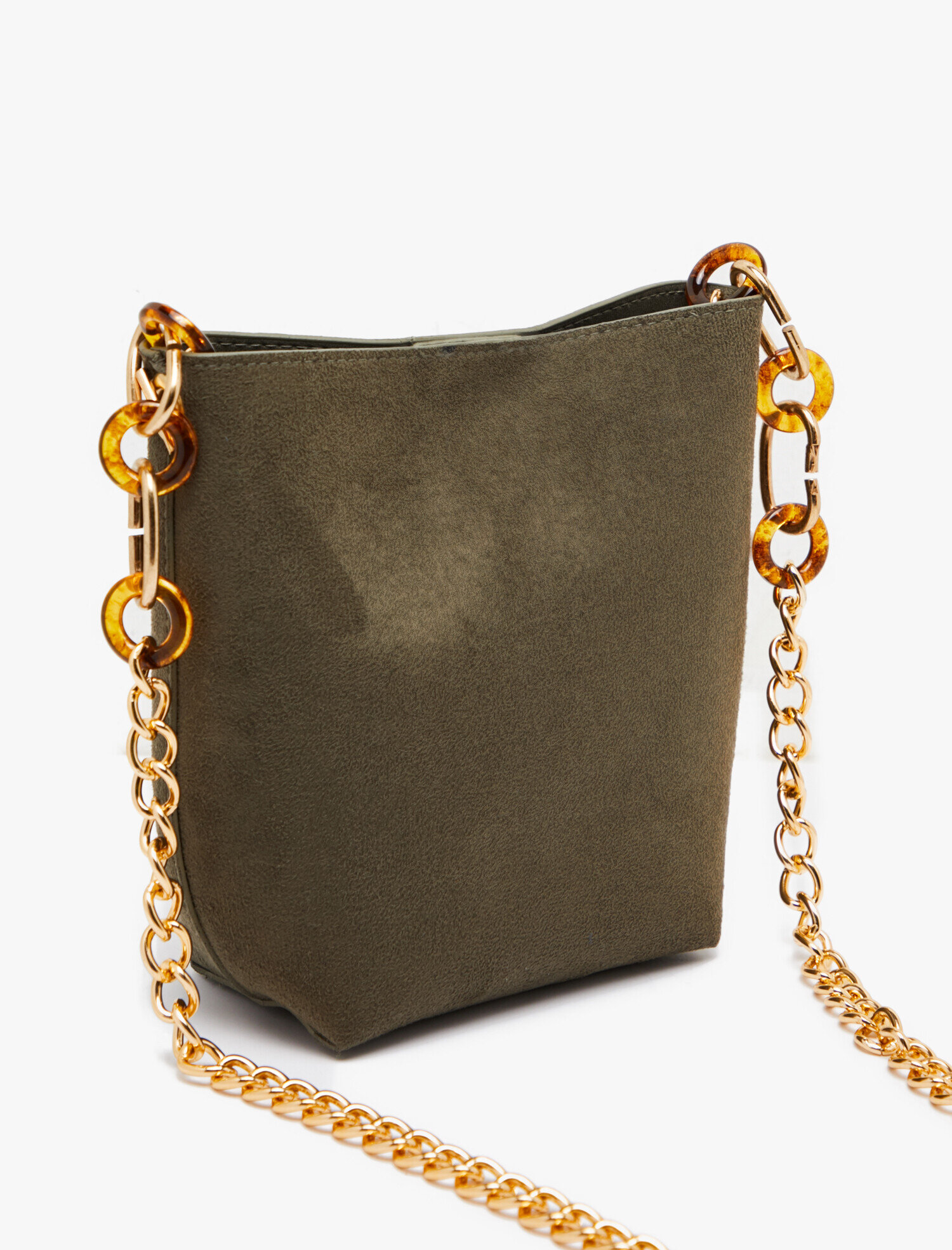  Kadın Süet Görünümlü Omuz Çantası