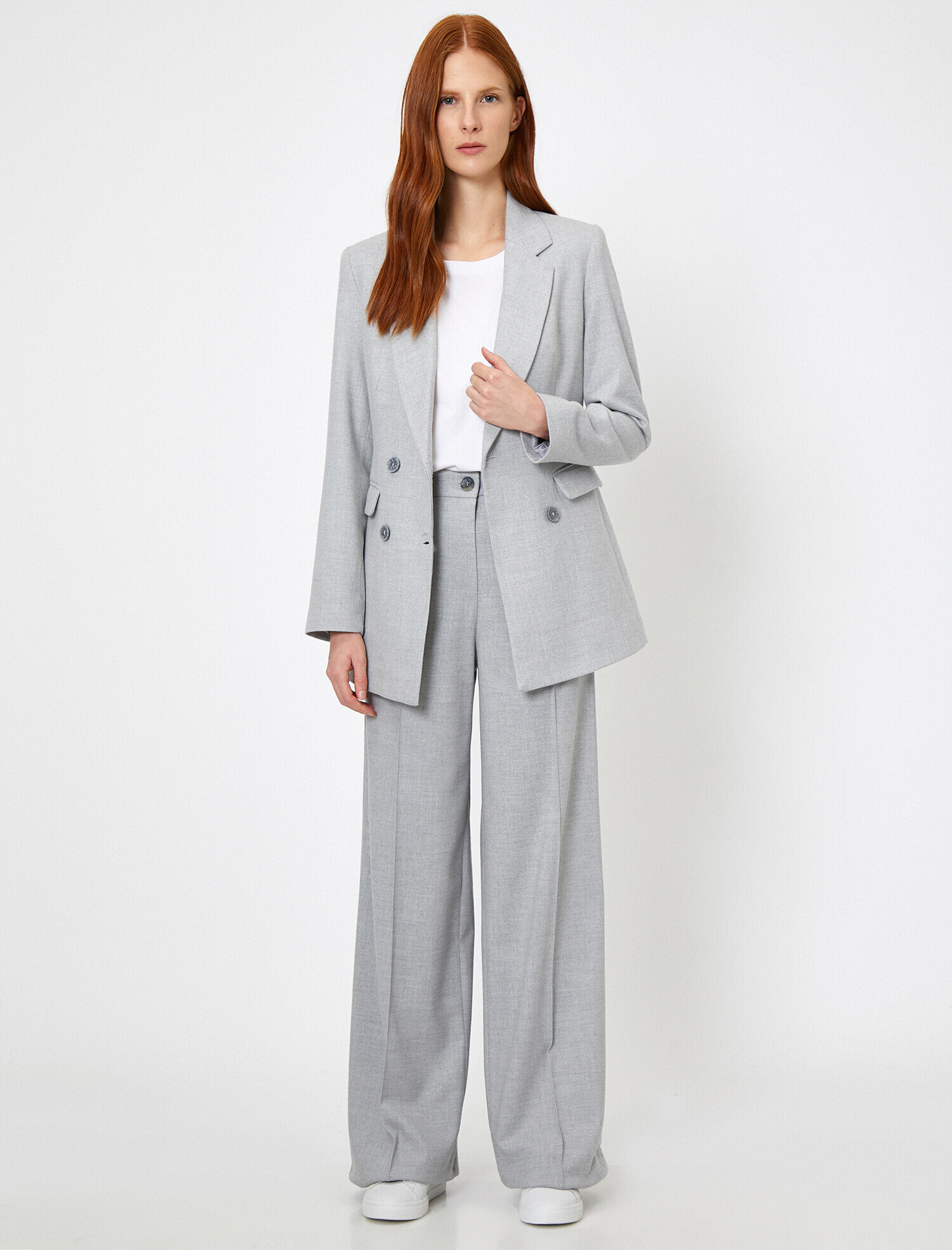   Düğme Detaylı Pantolon