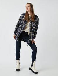 Skinny Fit Jean -Yüksek Bel Dar Kesim Dar Paça Pantolon