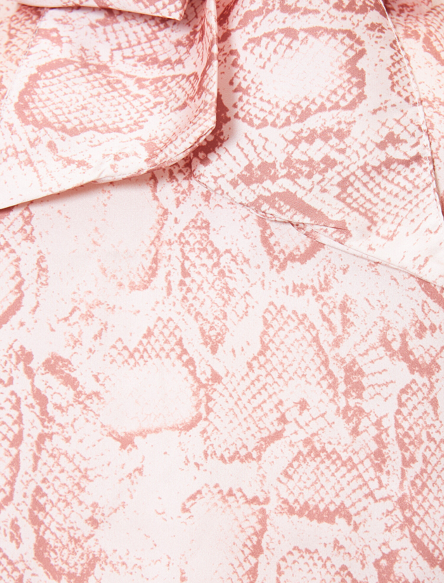   Yılan Derisi Desenli Bluz