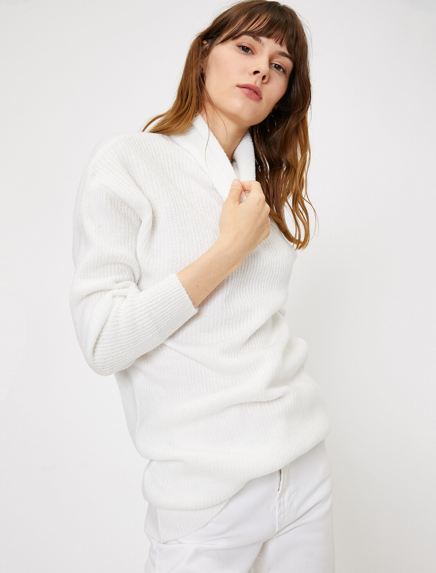   Boğazlı Triko Tunik