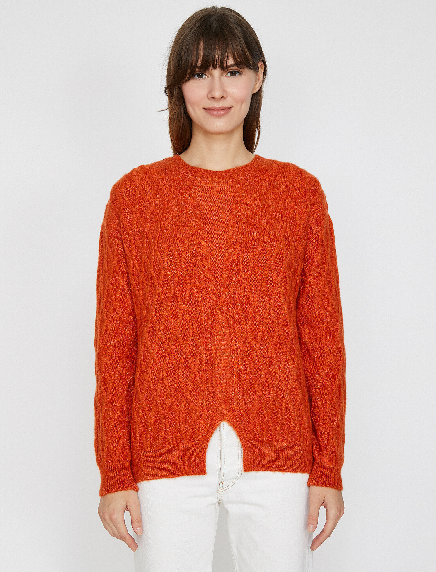   Örgülü Triko Kazak