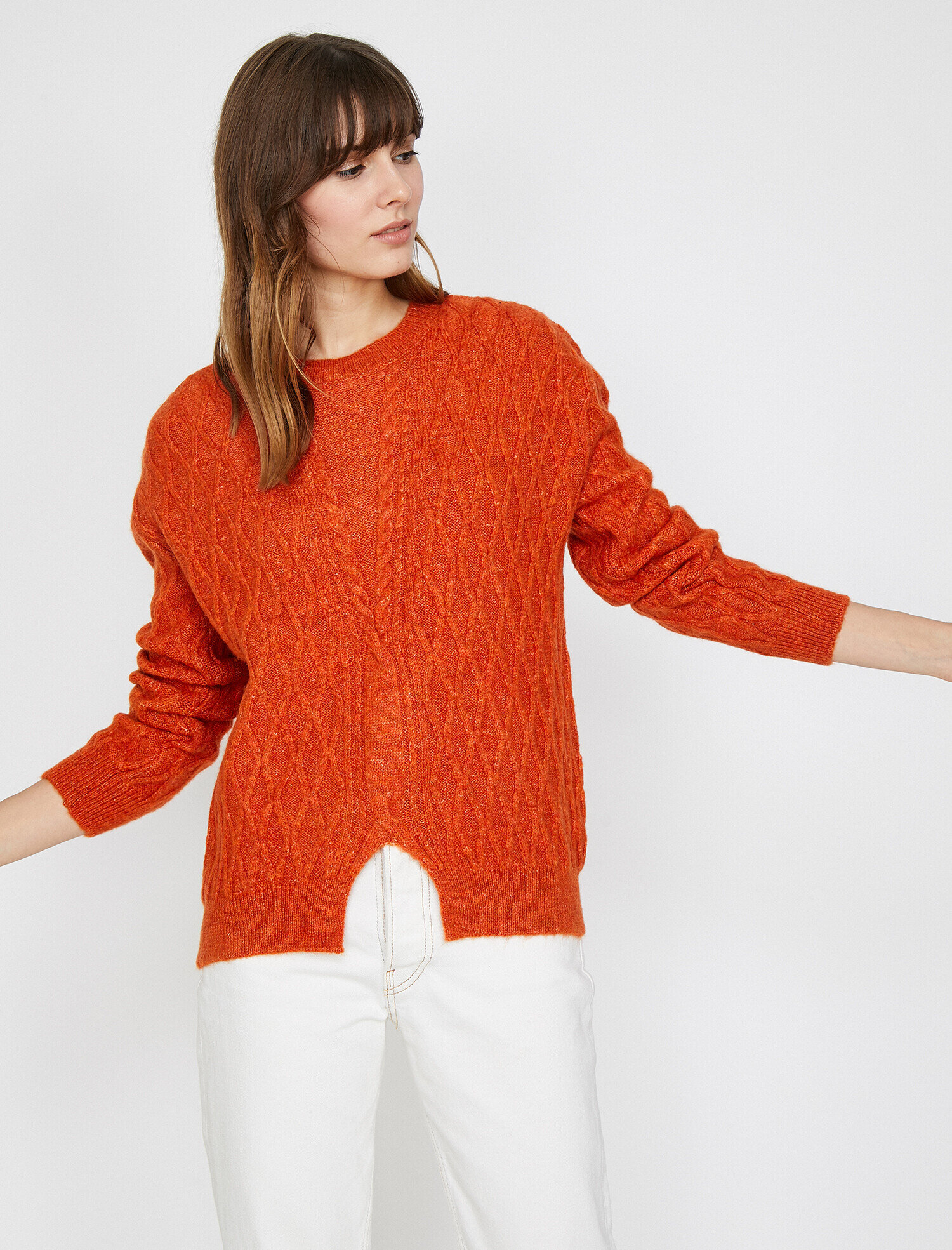   Örgülü Triko Kazak