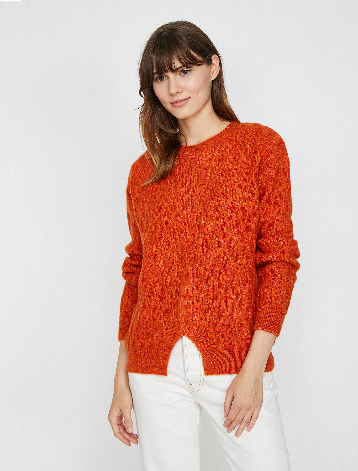   Örgülü Triko Kazak