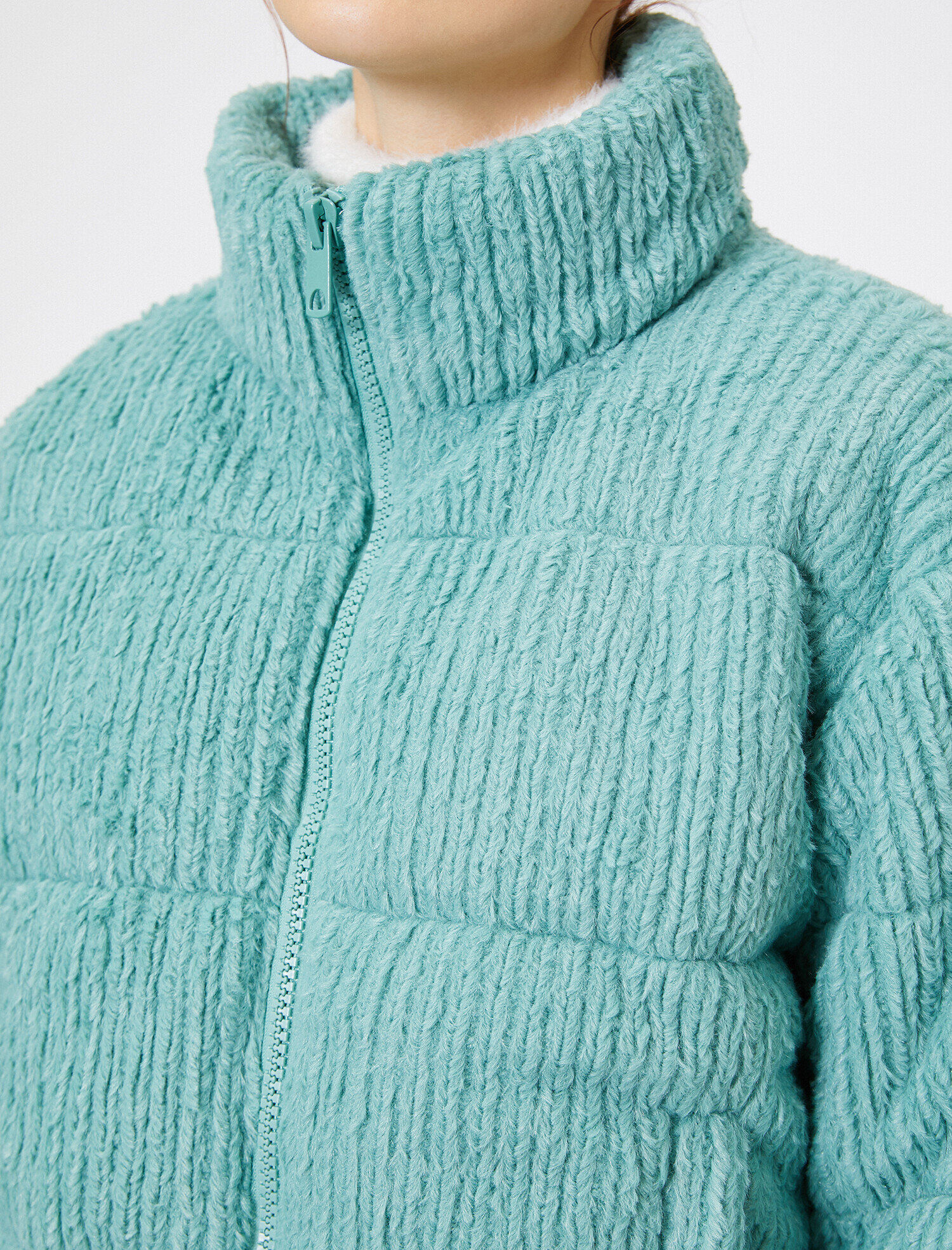   Cep Detaylı Şişme Mont