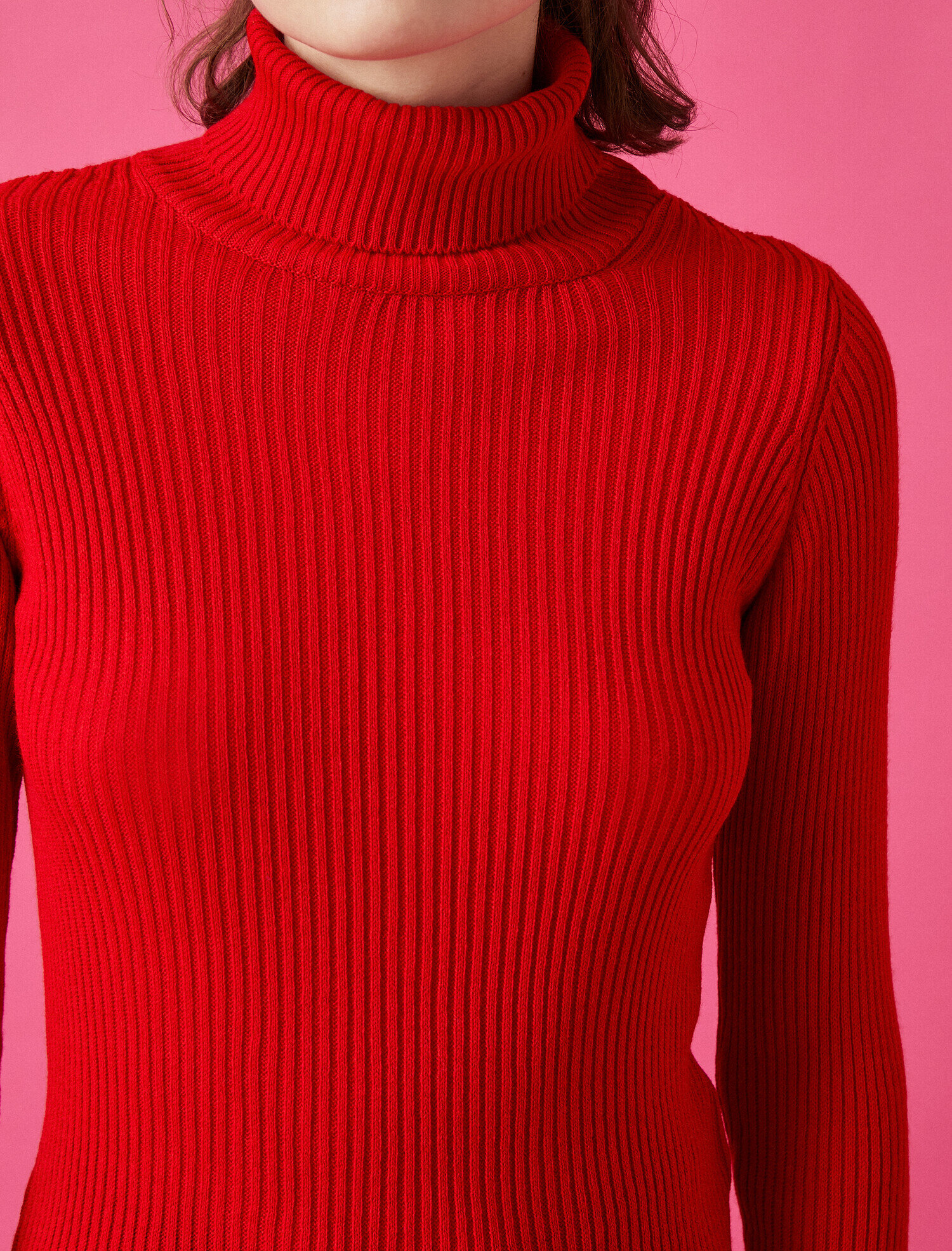   Boğazlı Triko Kazak