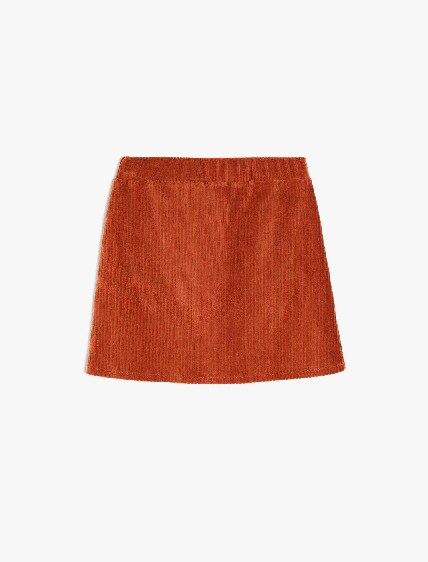  Kız Çocuk Düğme Detaylı Etek