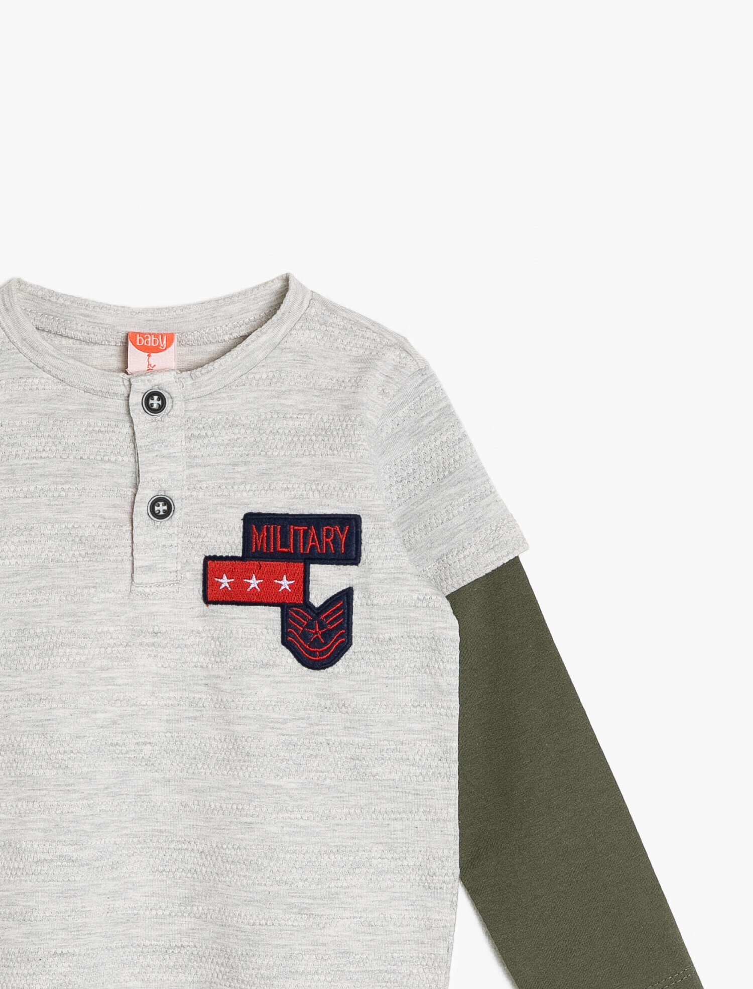  Erkek Bebek İşlemeli Tişört