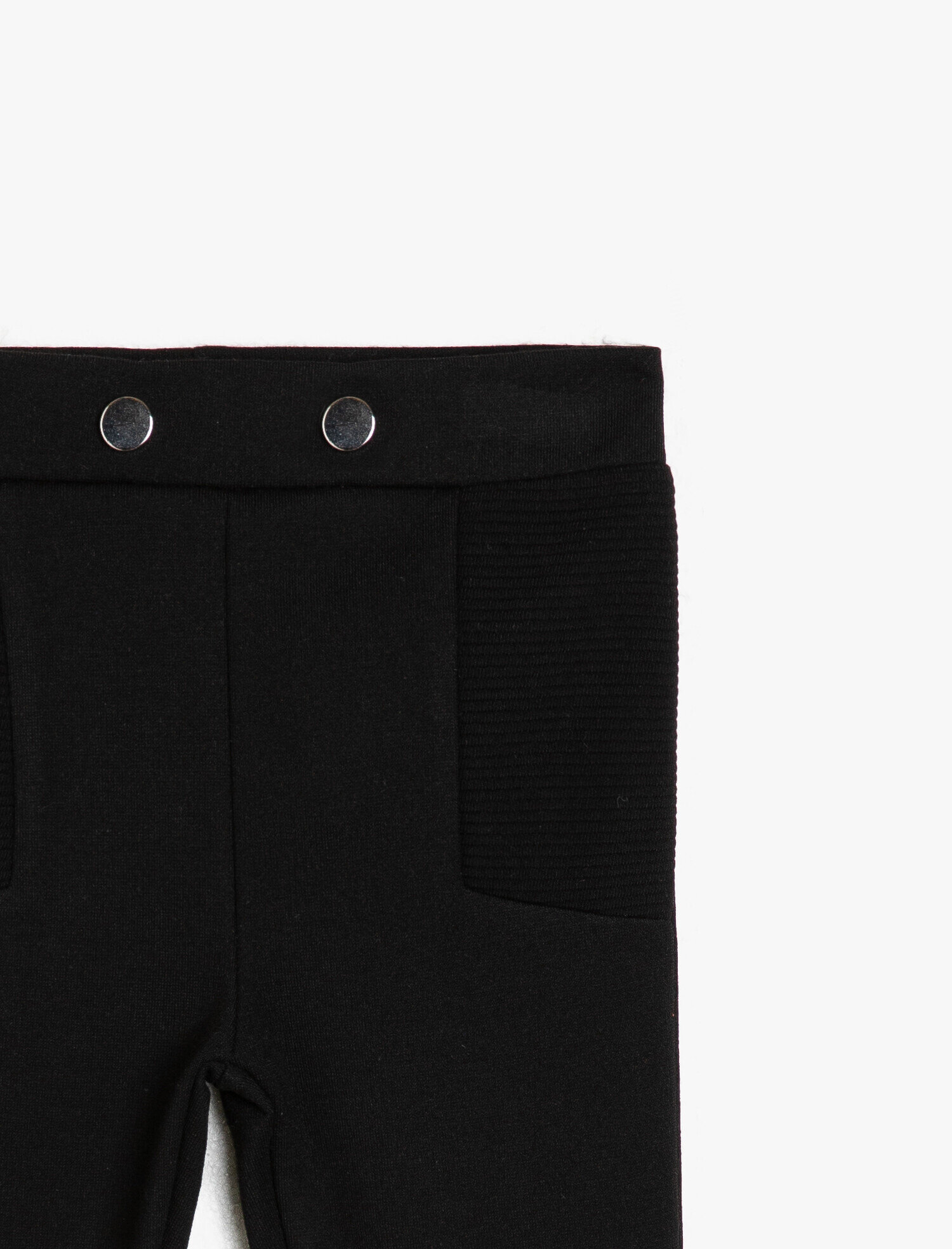  Kız Bebek Düğme Detaylı Tayt