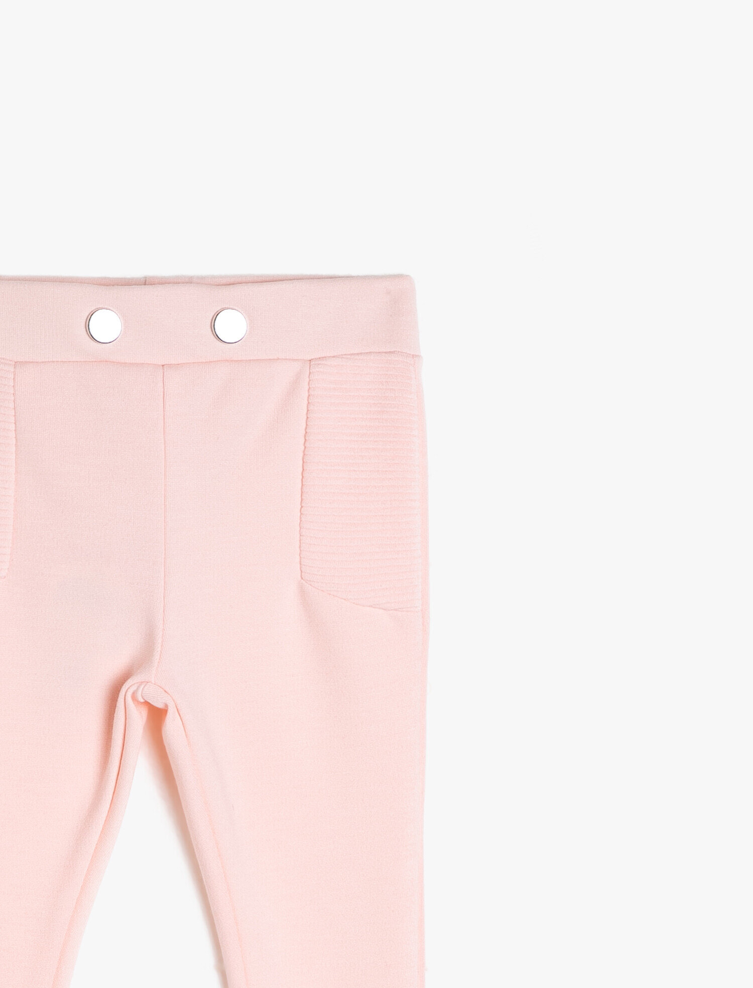  Kız Bebek Düğme Detaylı Tayt