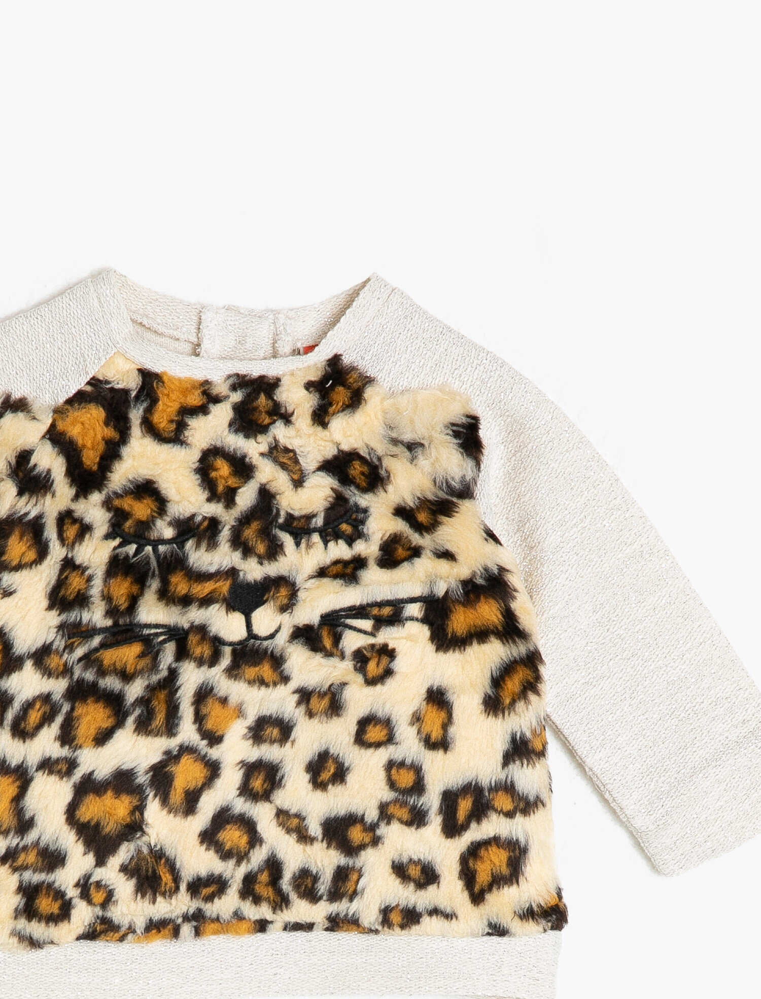  Kız Bebek Leopar Desenli Sweatshirt