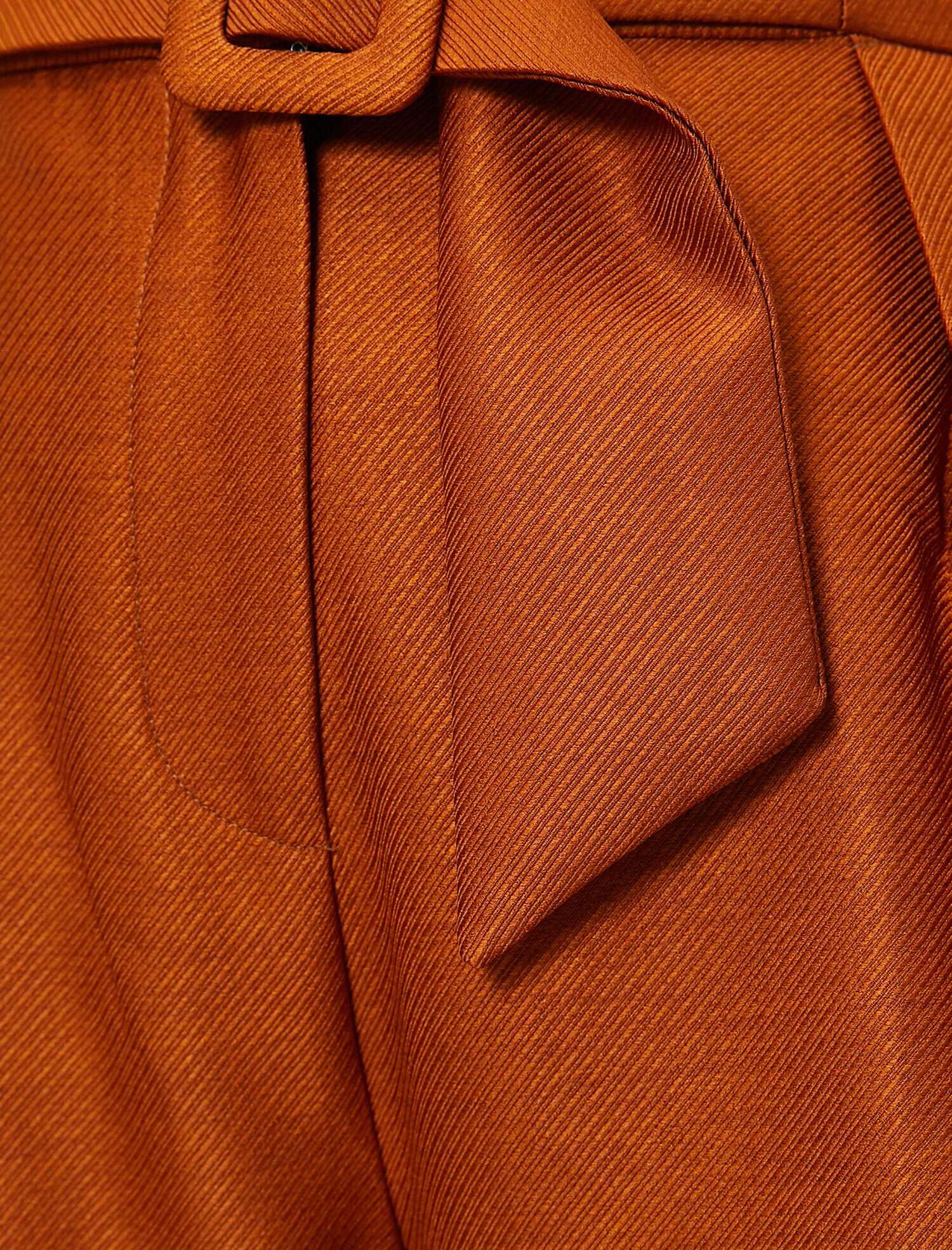   Kemerli Cepli Pantolon