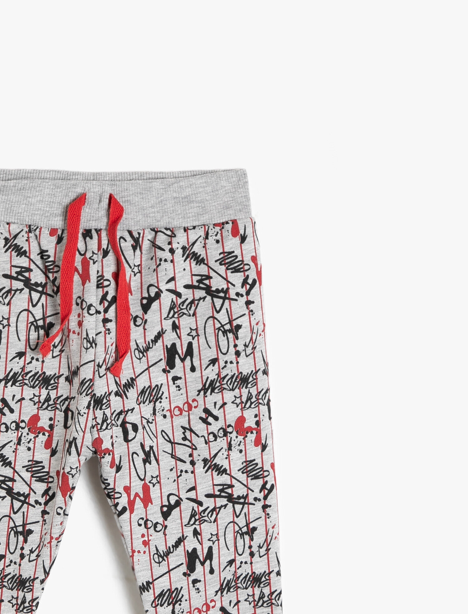  Erkek Bebek Yazılı Baskılı Eşofman Altı