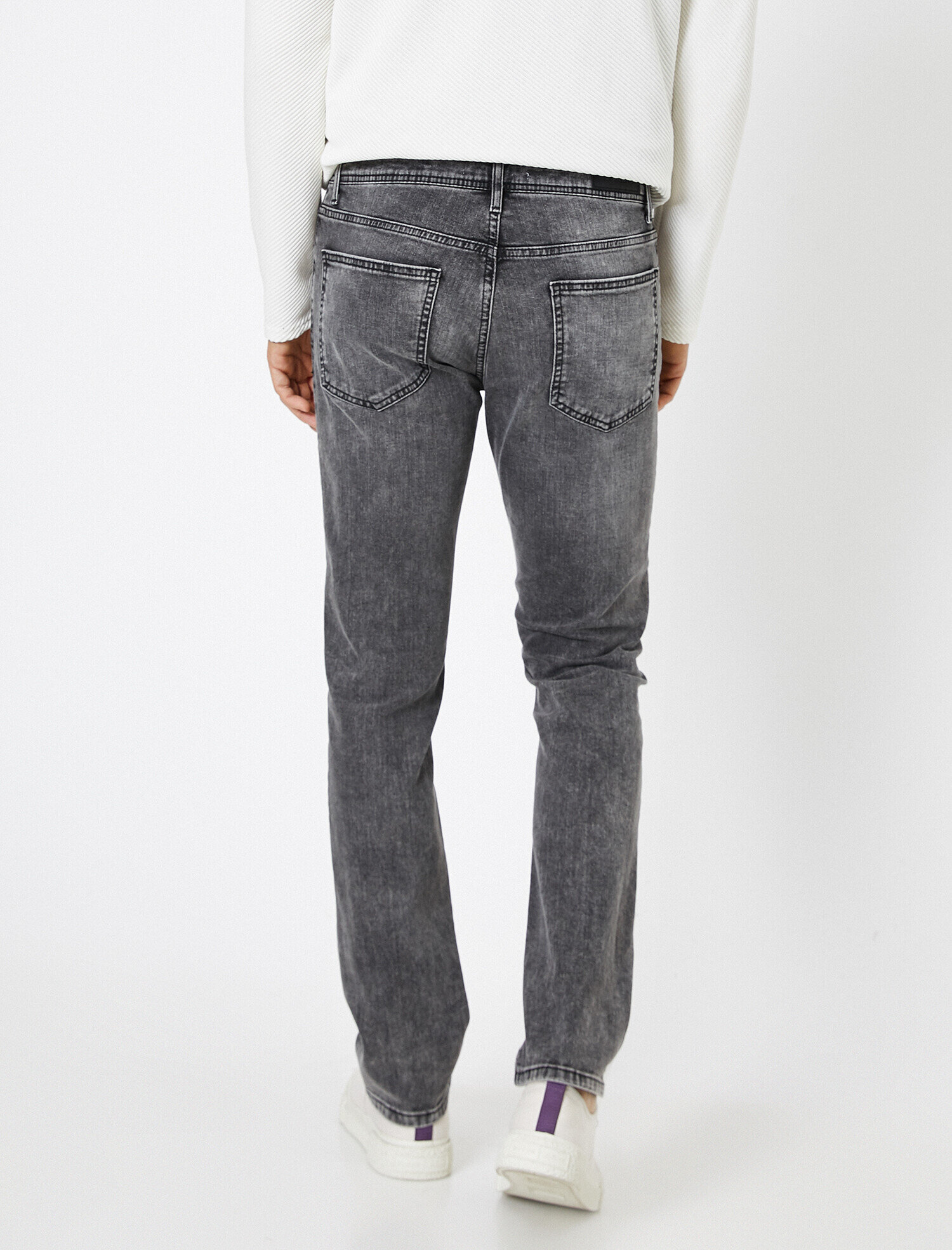 Straight Fit Boru Paça Kot Pantolon - Mark Jean