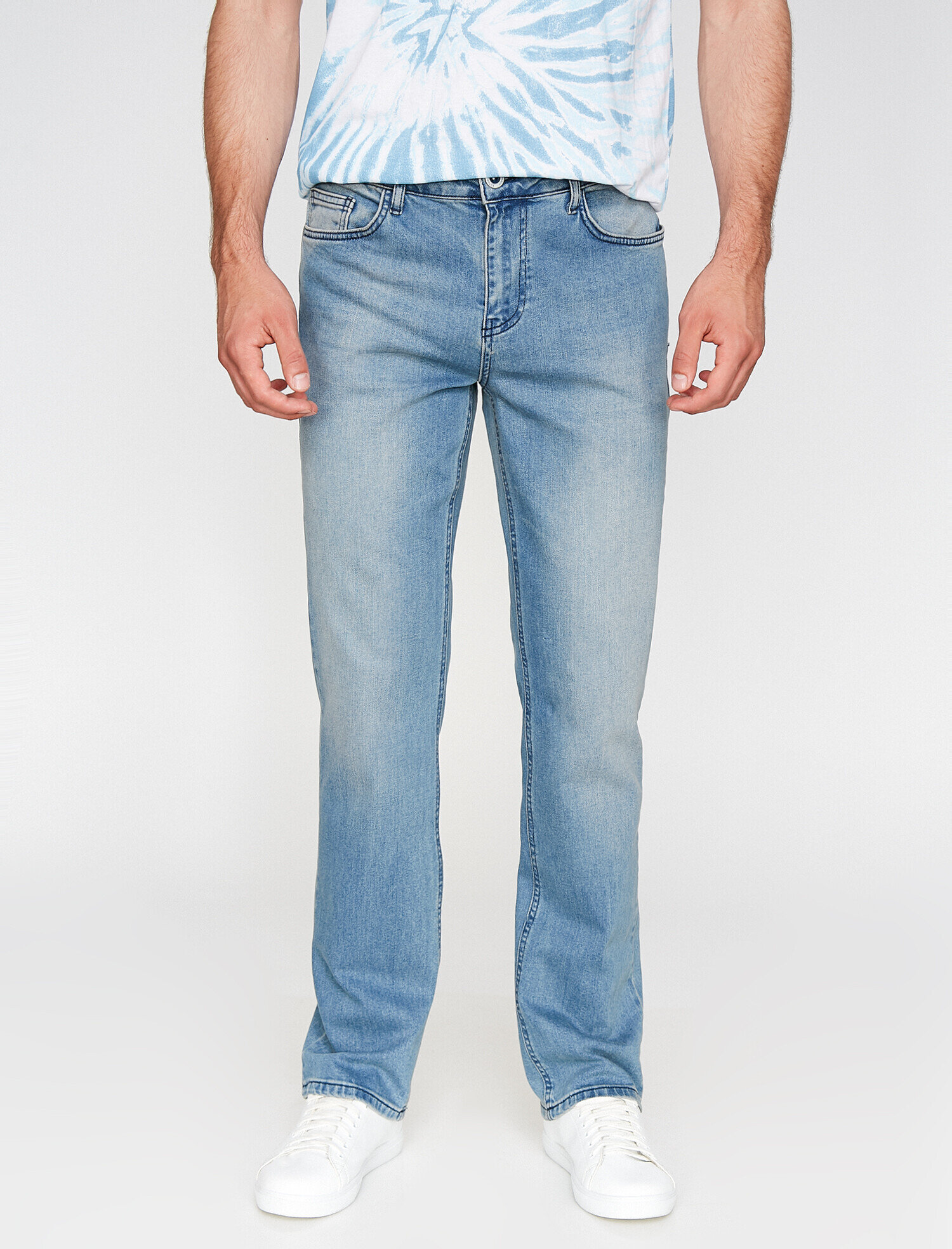   Straight Fit Boru Paça Kot Pantolon - Mark Jean