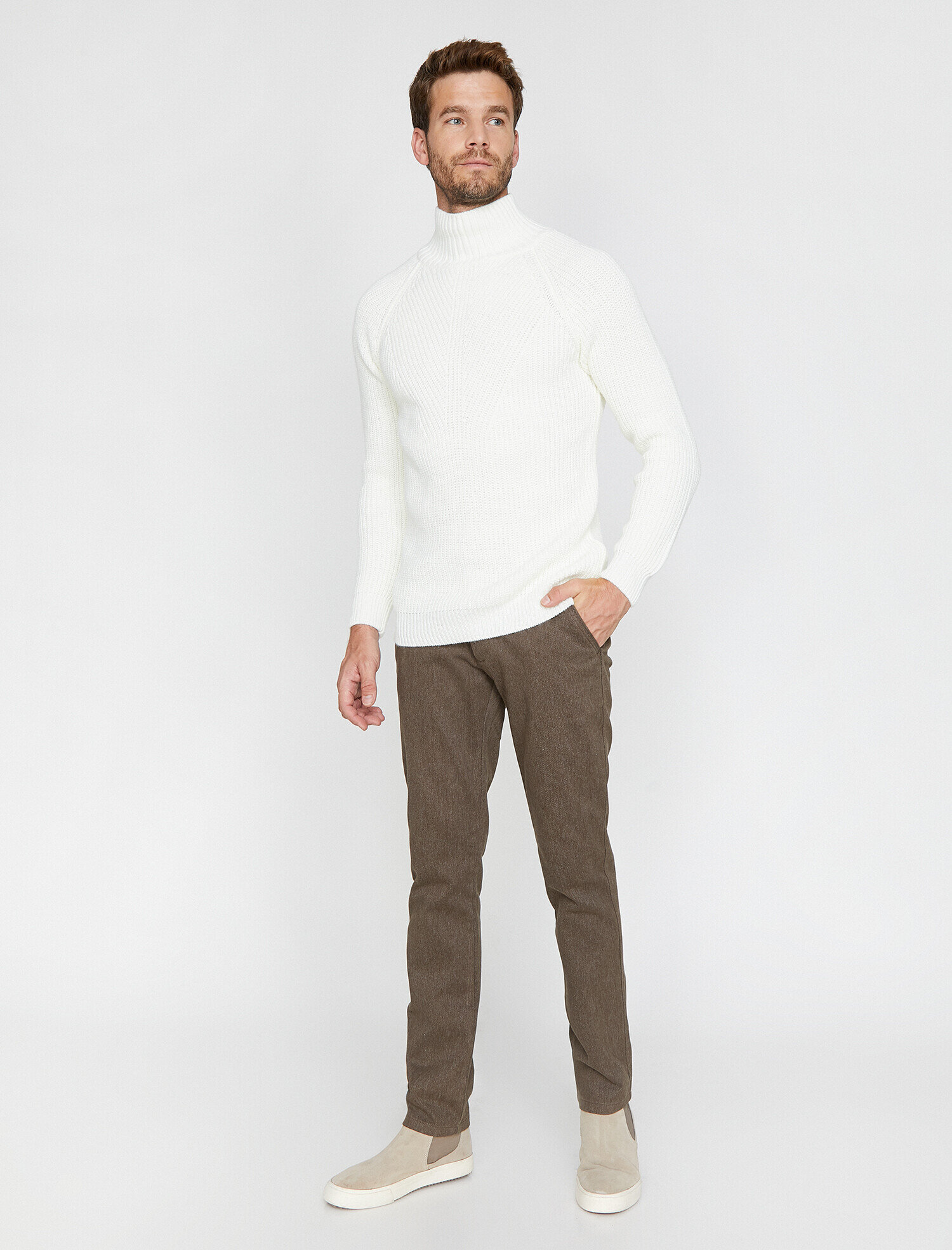   Cep Detaylı Slim Fit Pantolon