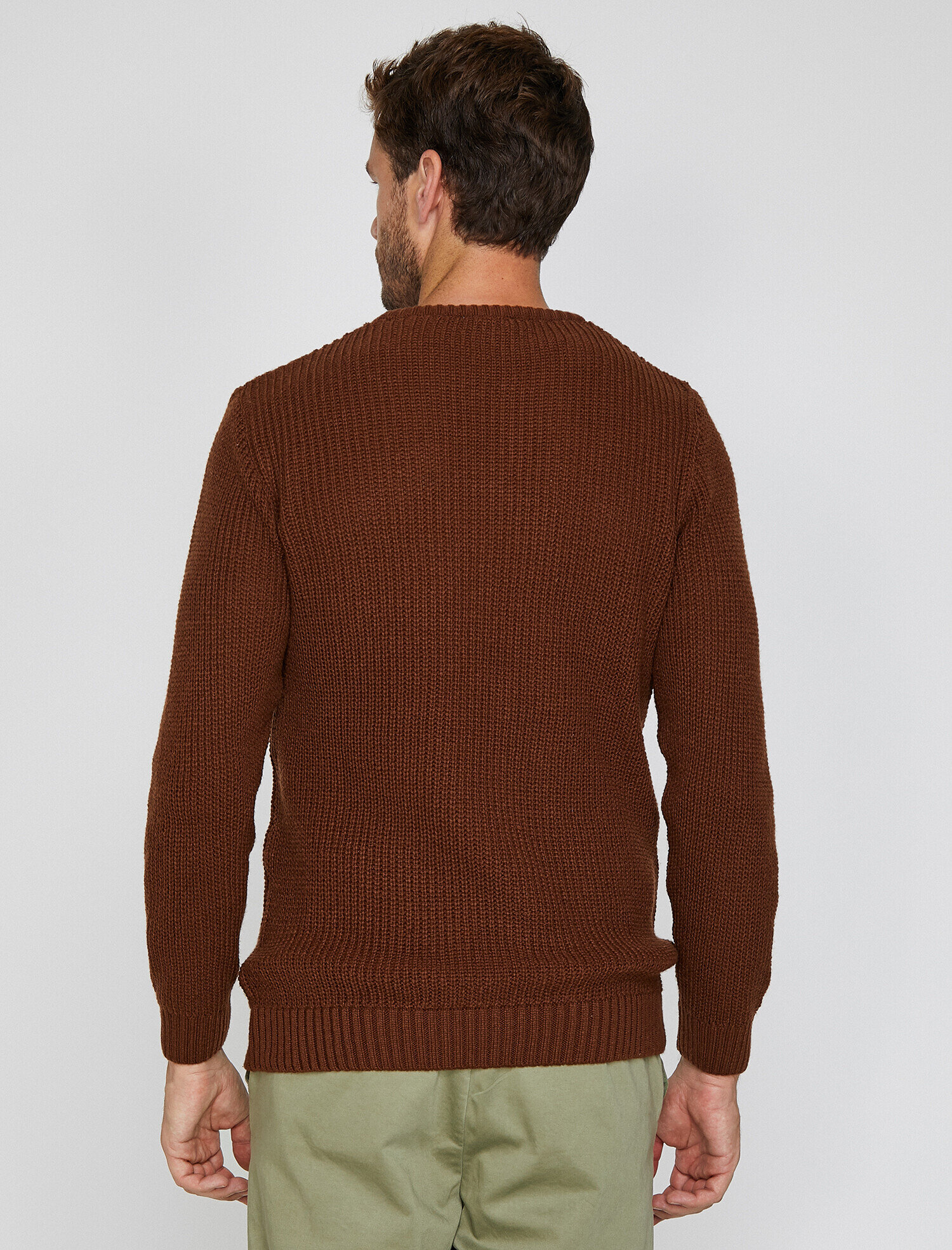   Bisiklet Yaka Triko Kazak