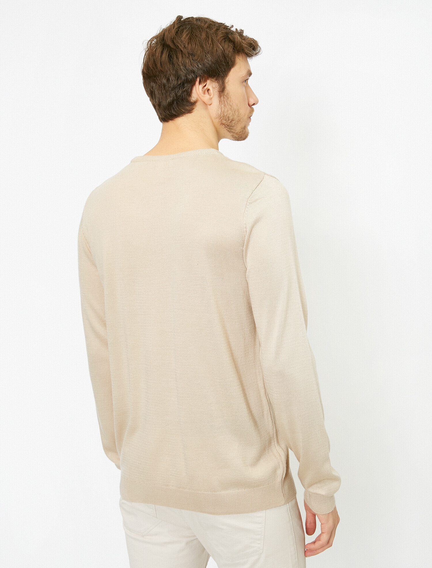   Bisiklet Yaka Triko Kazak